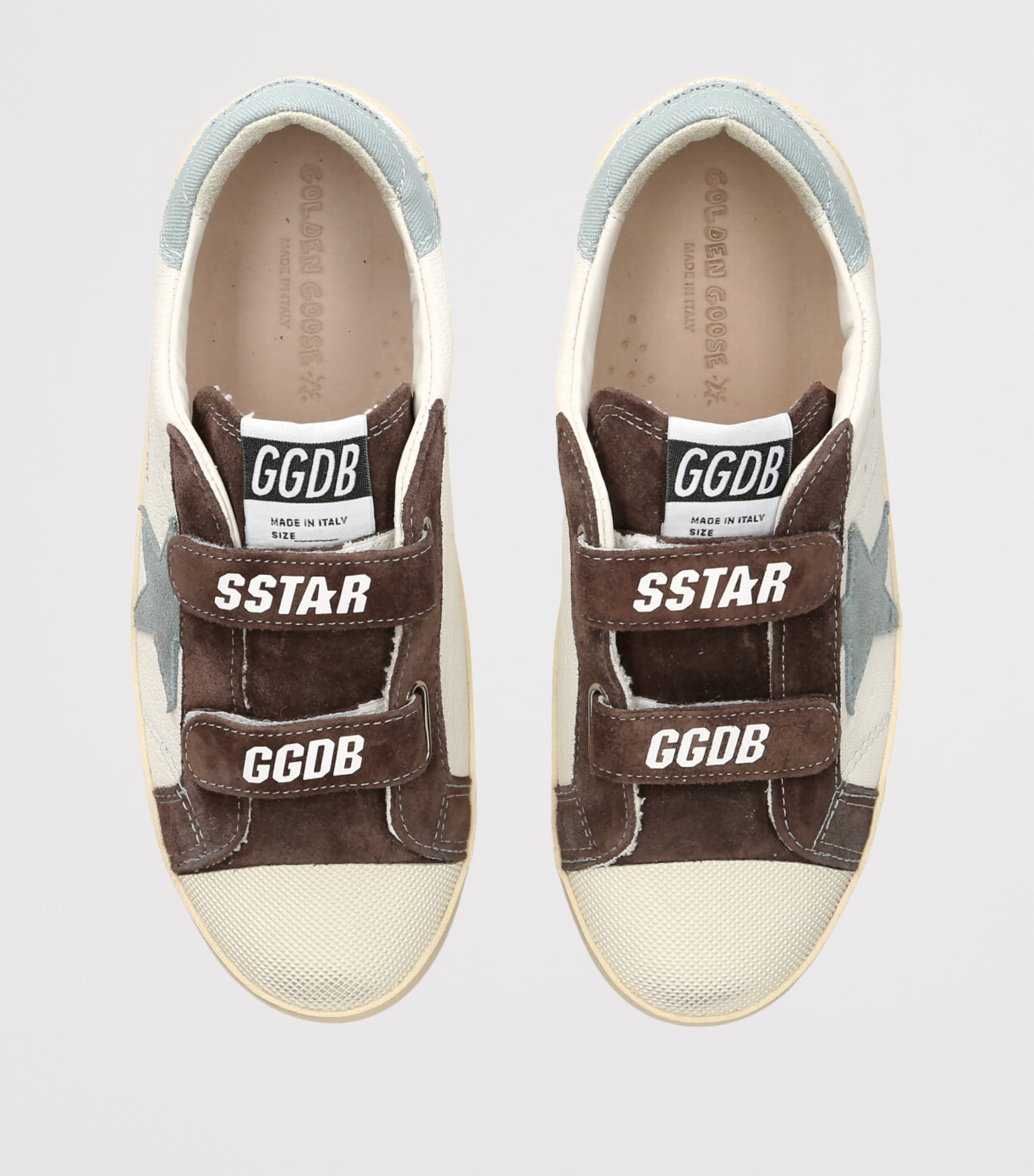 Leather Old School Sneakers BROWN/OTH Image 4