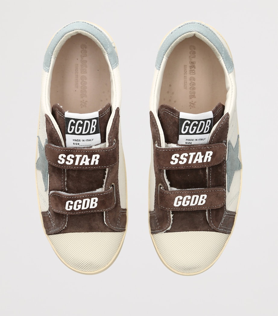 Leather Old School Sneakers BROWN/OTH Image 4