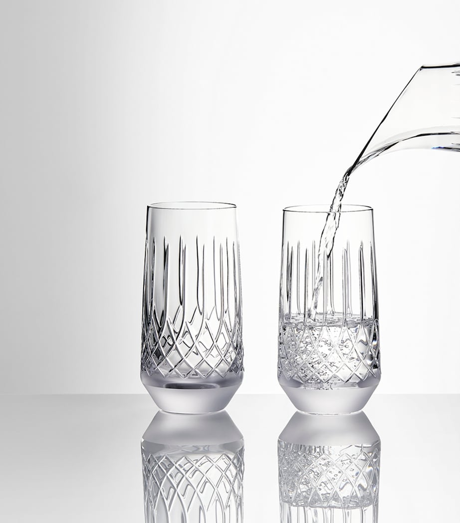 Set of 2 Lismore Arcus Highball Glasses (455ml) CLEAR Image 2