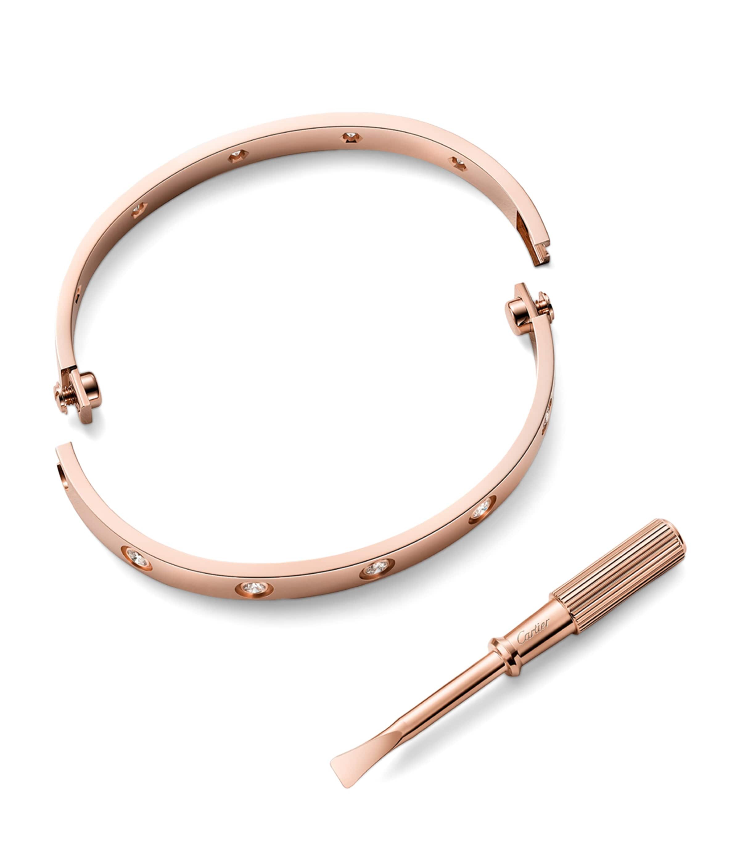 LOVE Classic Rose Gold 10-Diamond Bracelet ROSE GOLD Image 3