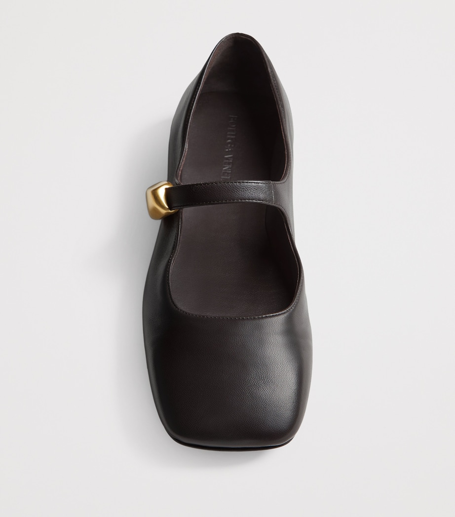 Bottega Veneta Womens Leather Ballet Flats Image 4