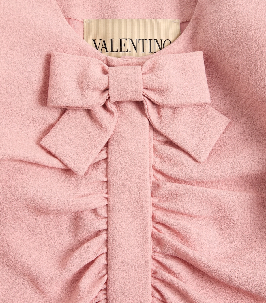 Virgin Wool Bow Jacket F8U Image 7