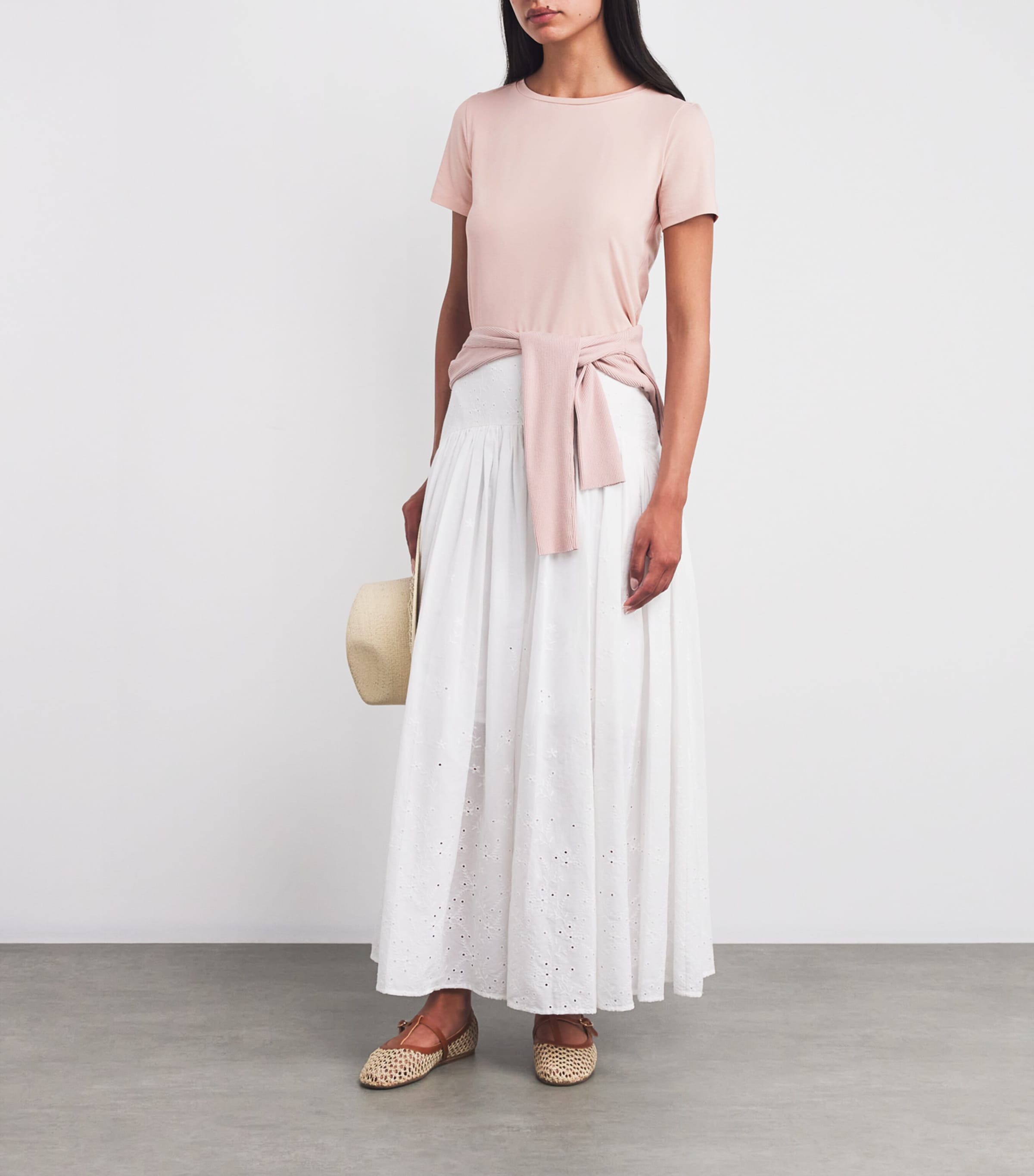 Stretch-Cotton T-Shirt POWDER Image 2