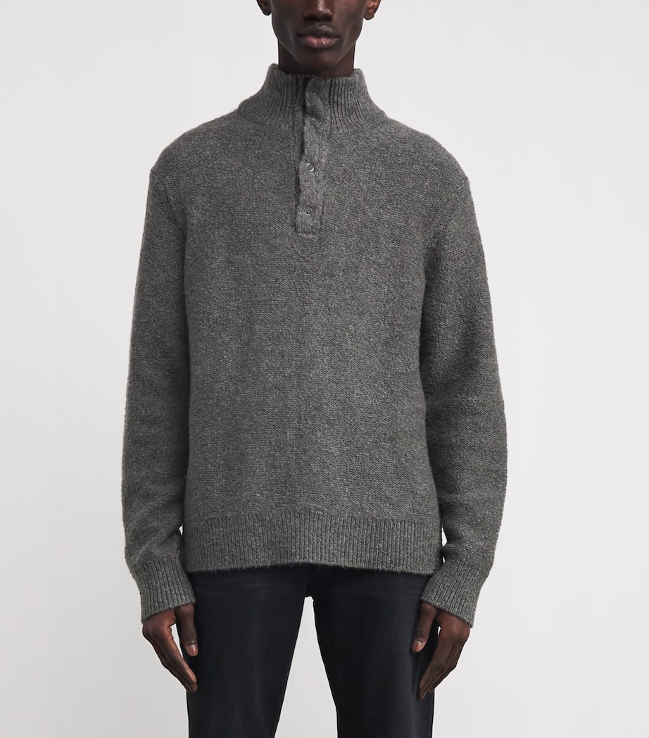 Merino Wool-Blend Kotoni Sweater DARK GREY Image 3