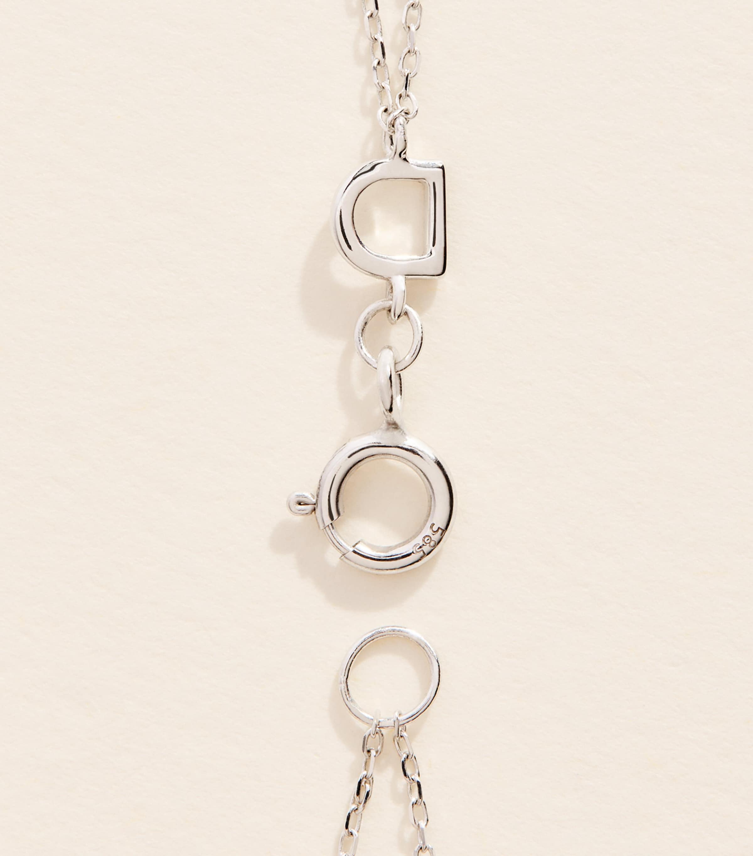 Astrid & Miyu White Gold and Topaz Heart Bracelet White Gold Image 5