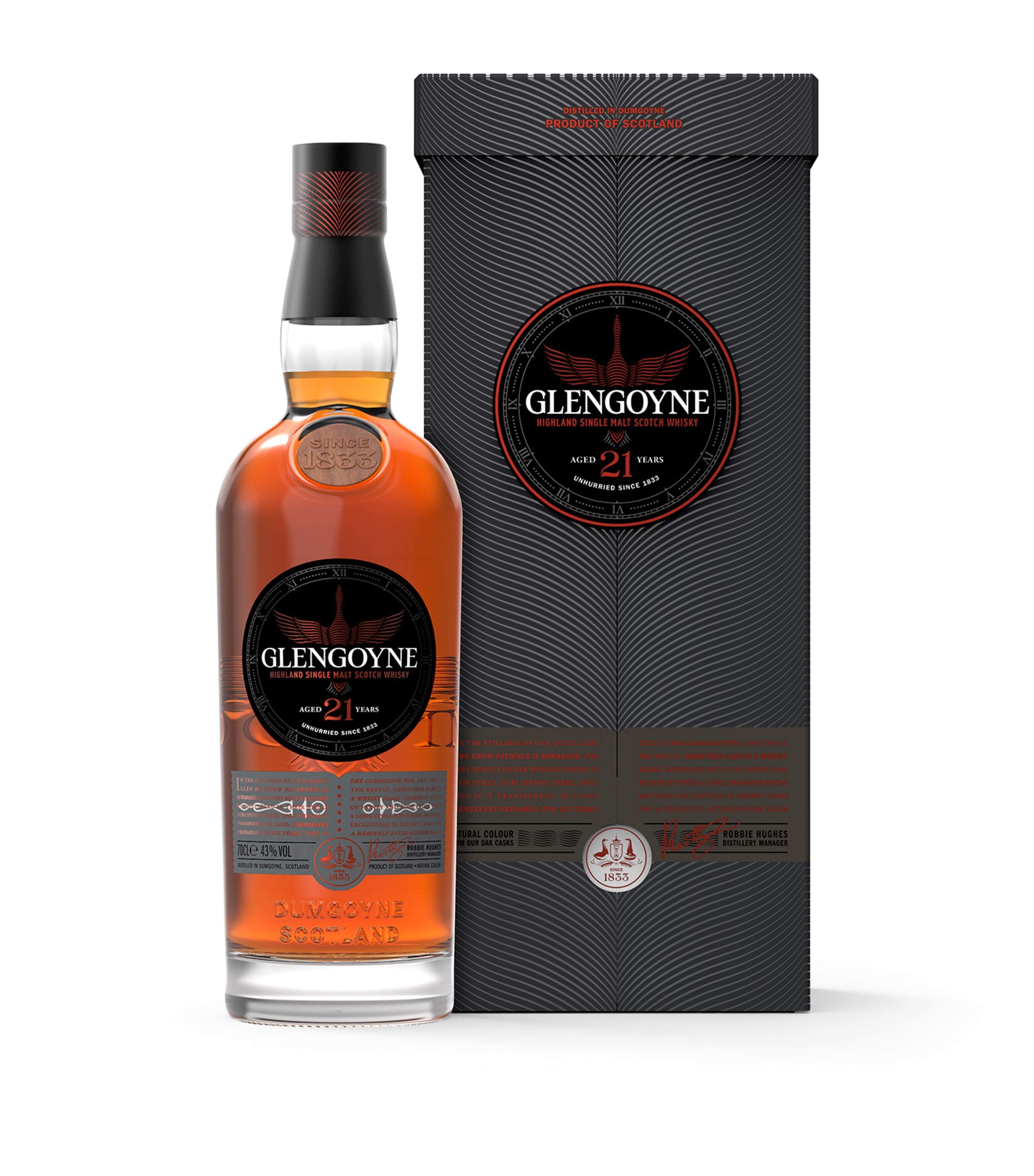 Glengoyne Highland Single Malt Scotch Whisky 21-Year-Old (70cl) Image 1