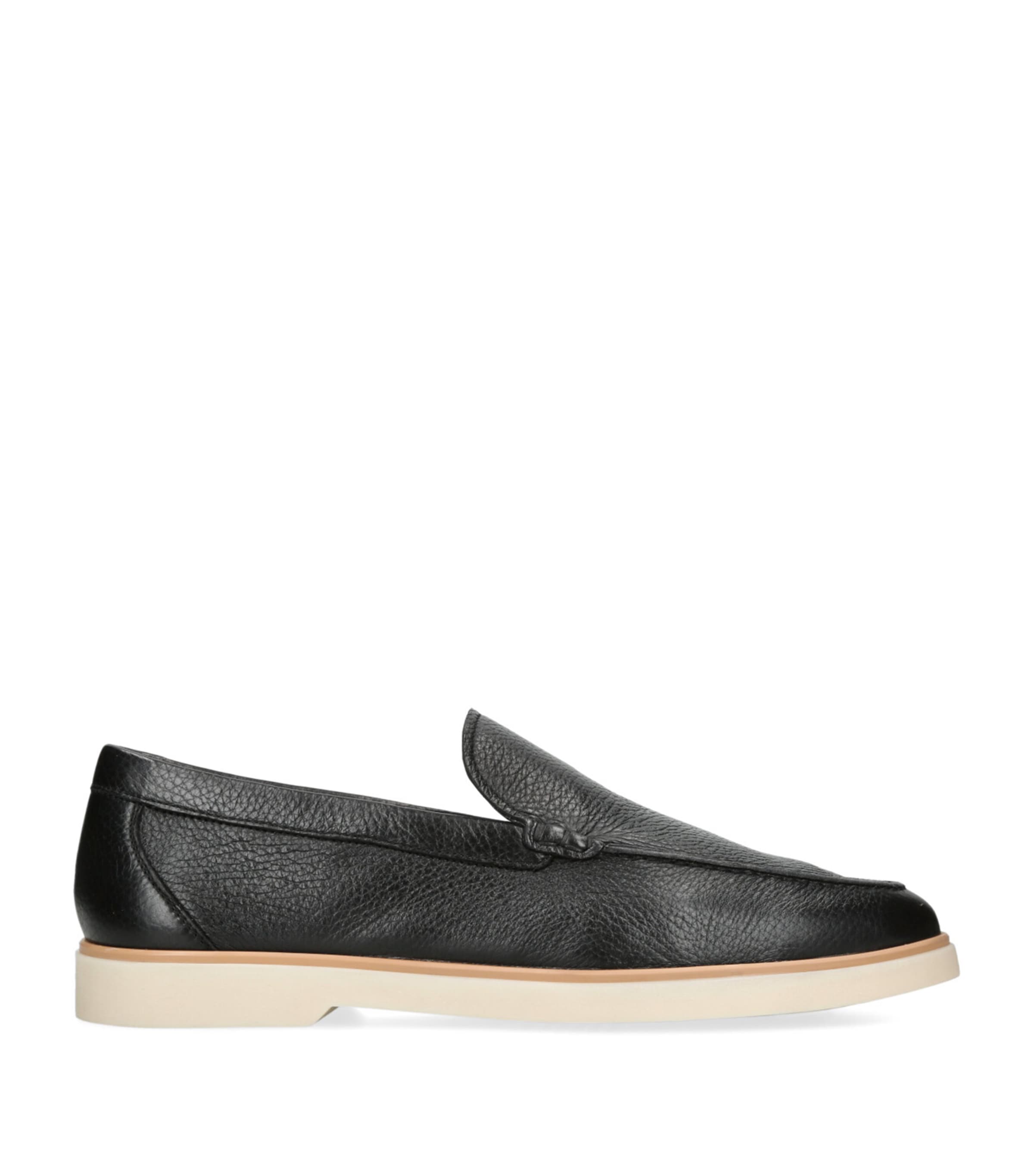 Magnanni Leather Altea Loafers In Black