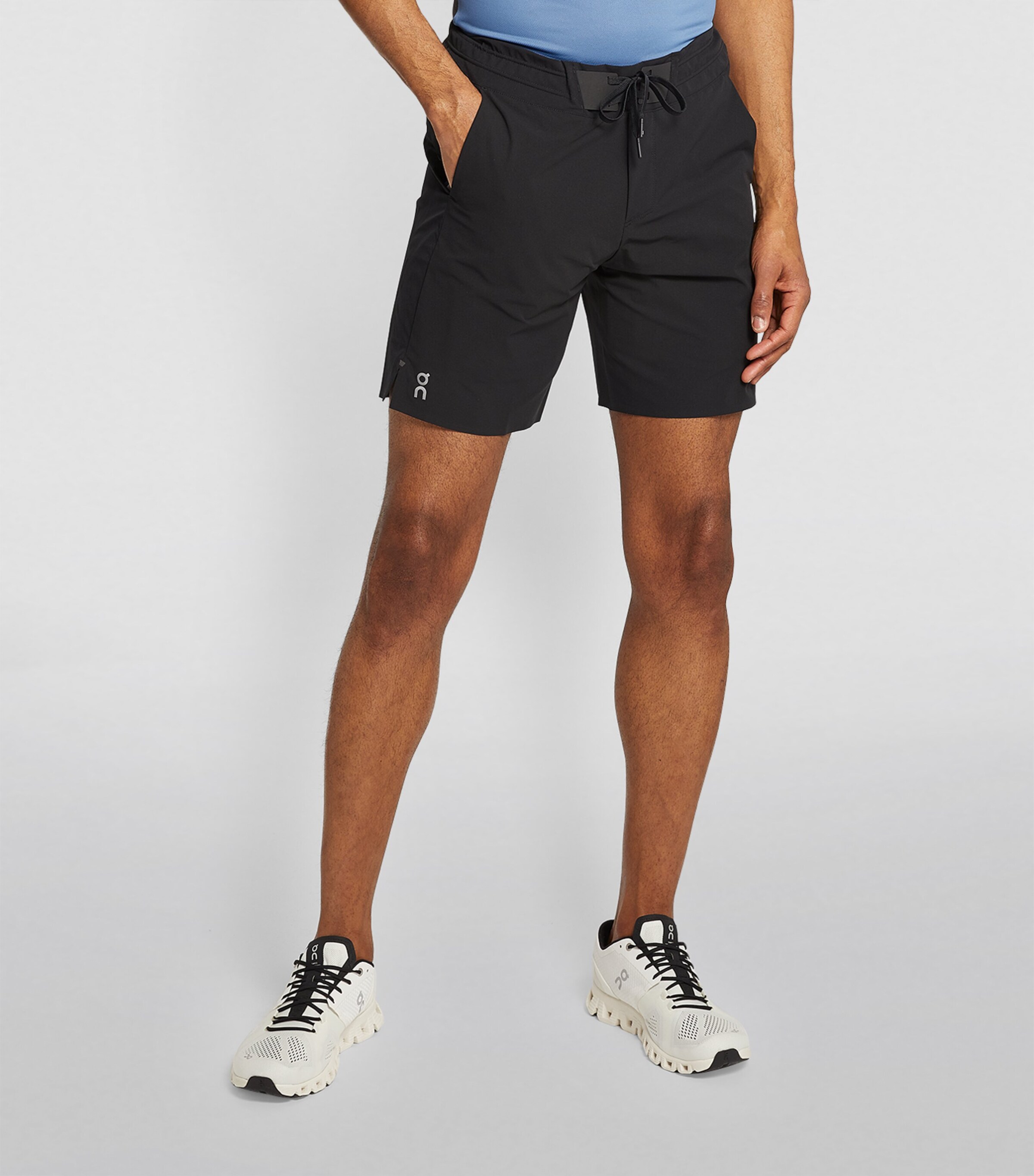 On Mens Hybrid Shorts Black Image 3