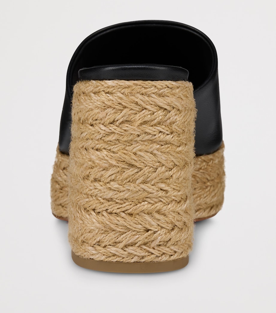 Calakala Leather Heeled Mules 85 B439 Image 5