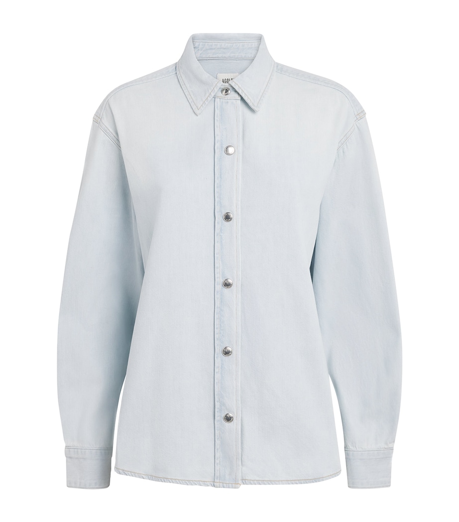 AGOLDE Womens Theo Shirt Link Image 1