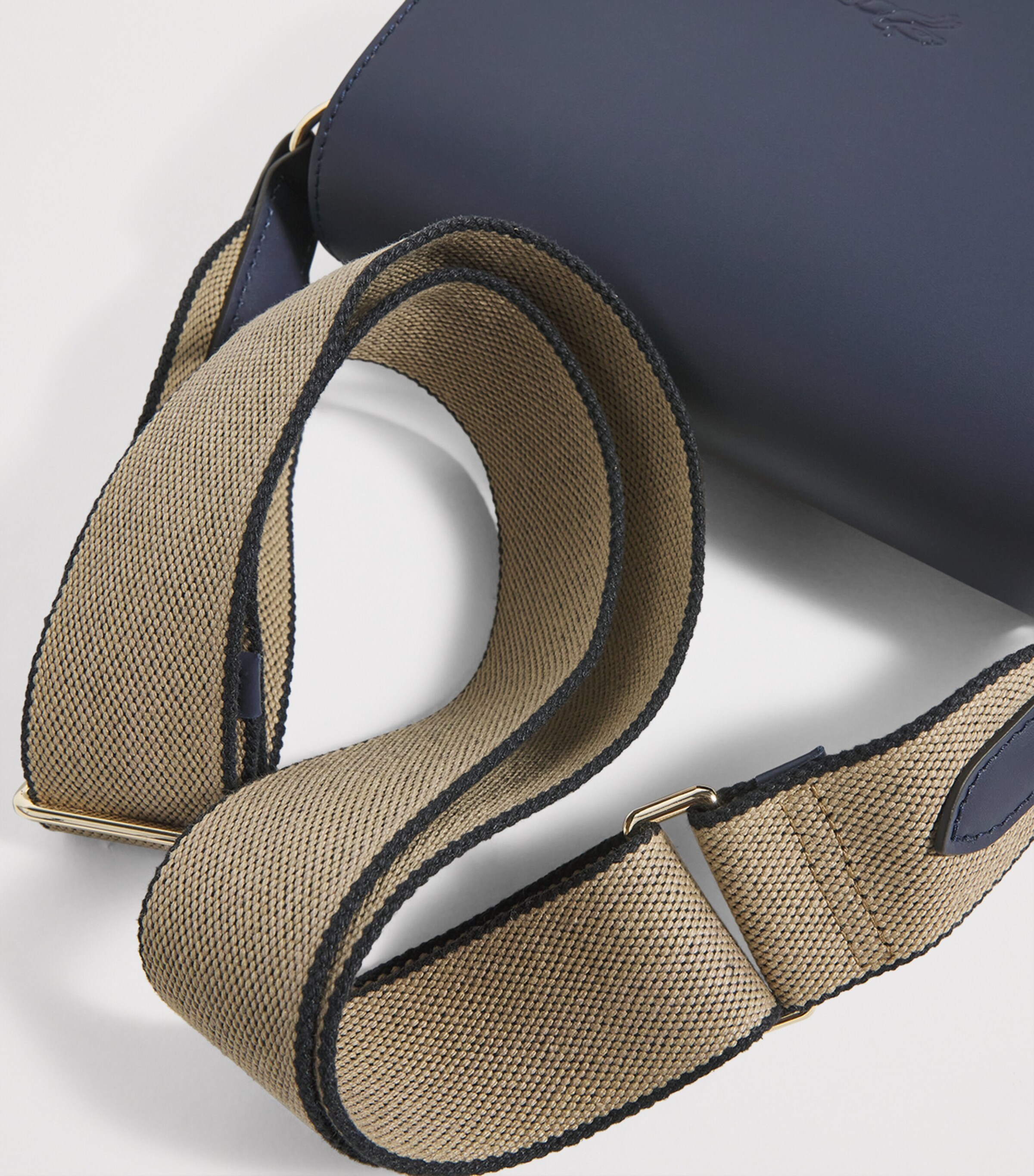 Longchamp Small Leather Épure Cross-Body Bag Navy Image 6