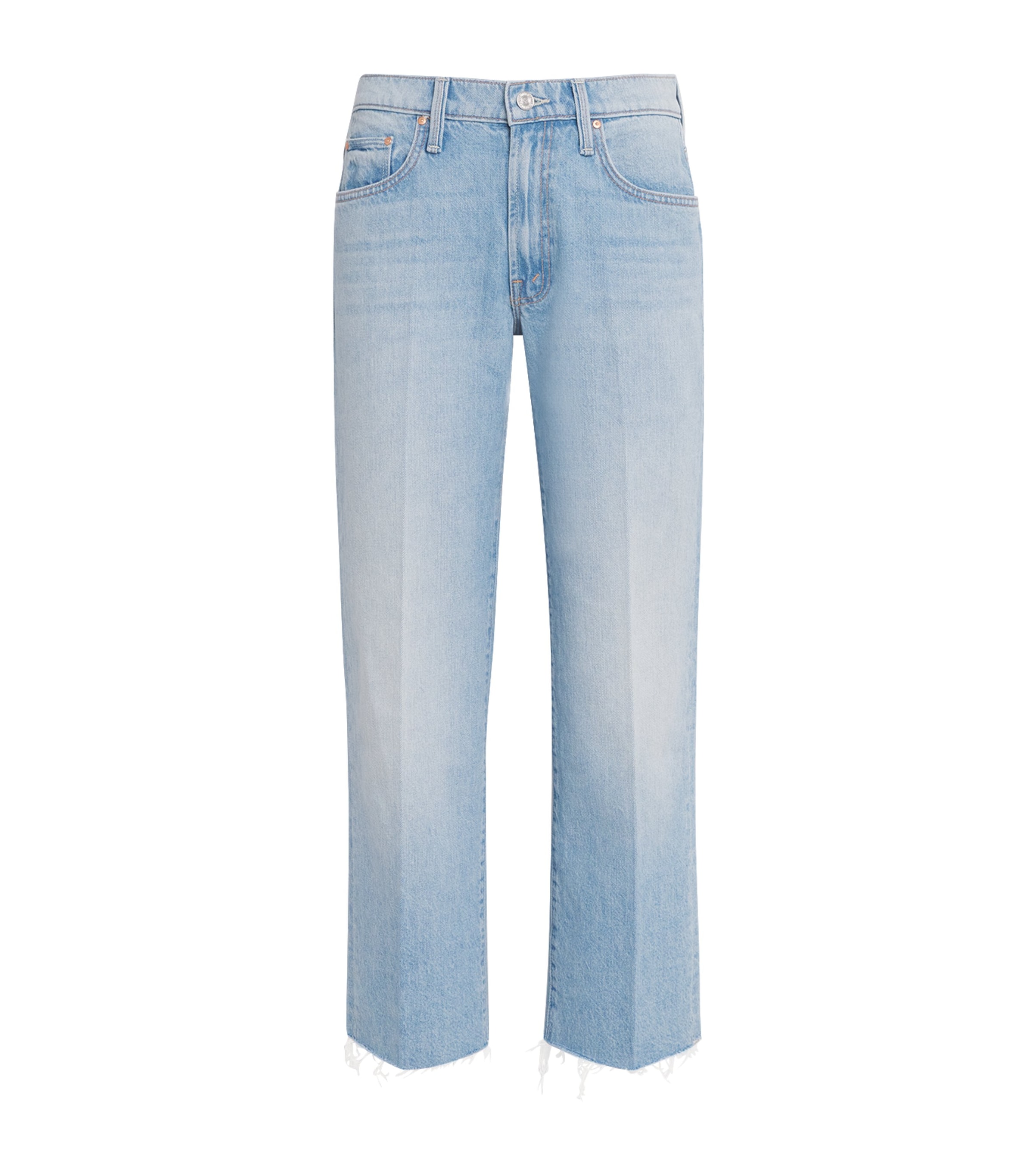 MOTHER Womens The Rambler Zip Ankle Jeans Fwb Few And Far Image 1