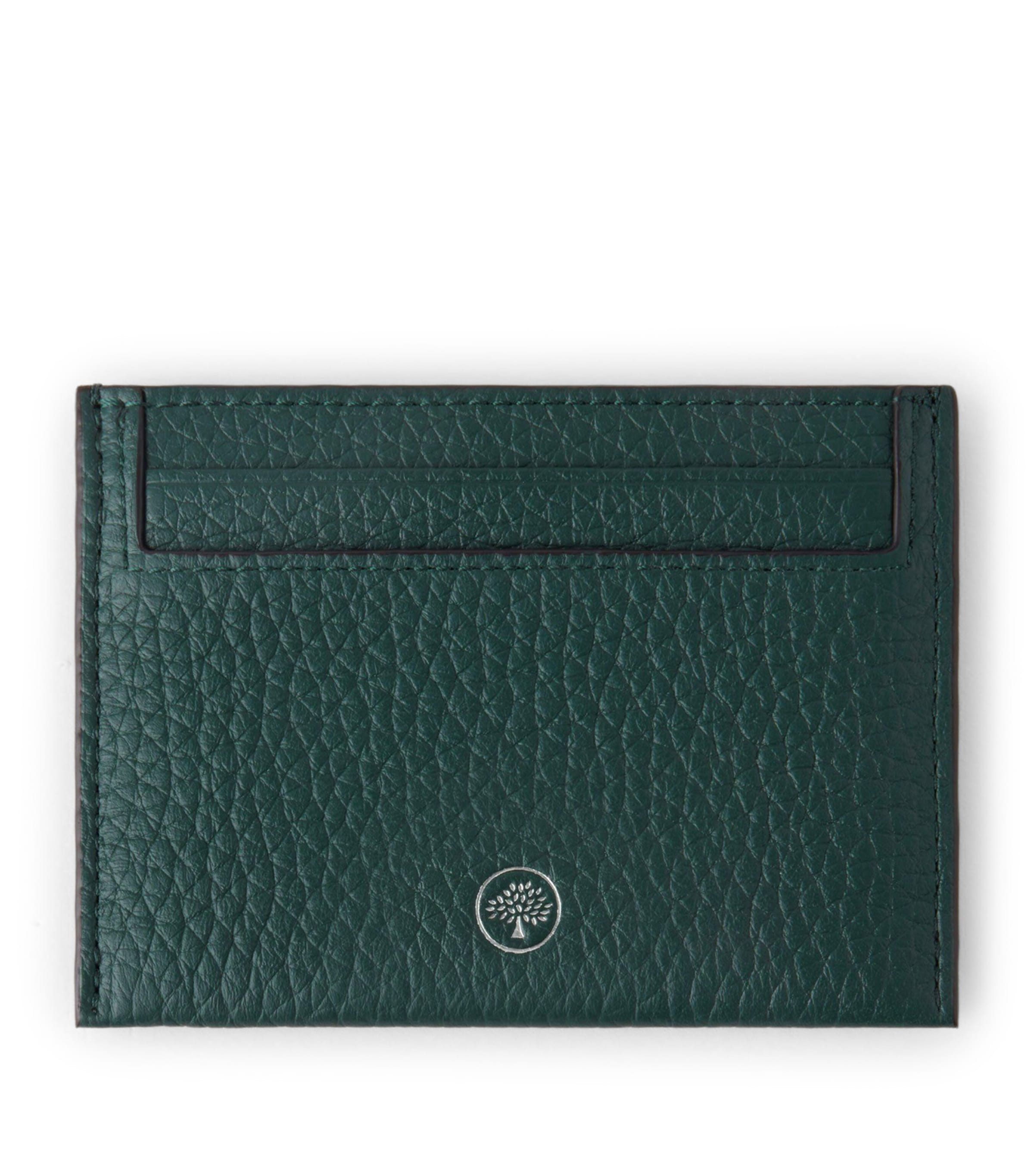 Leather Card Holder MULBERRY GREEN Image 2