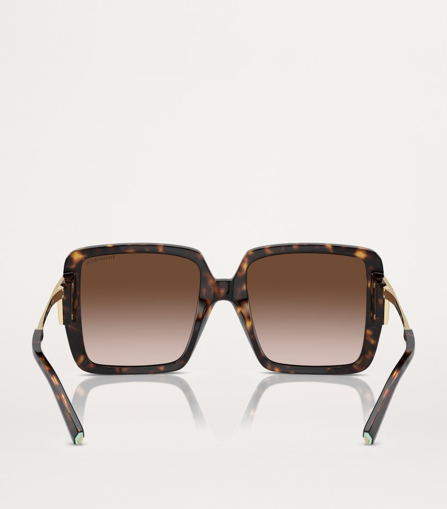 Injected Oversized Square Sunglasses 80153B Image 4