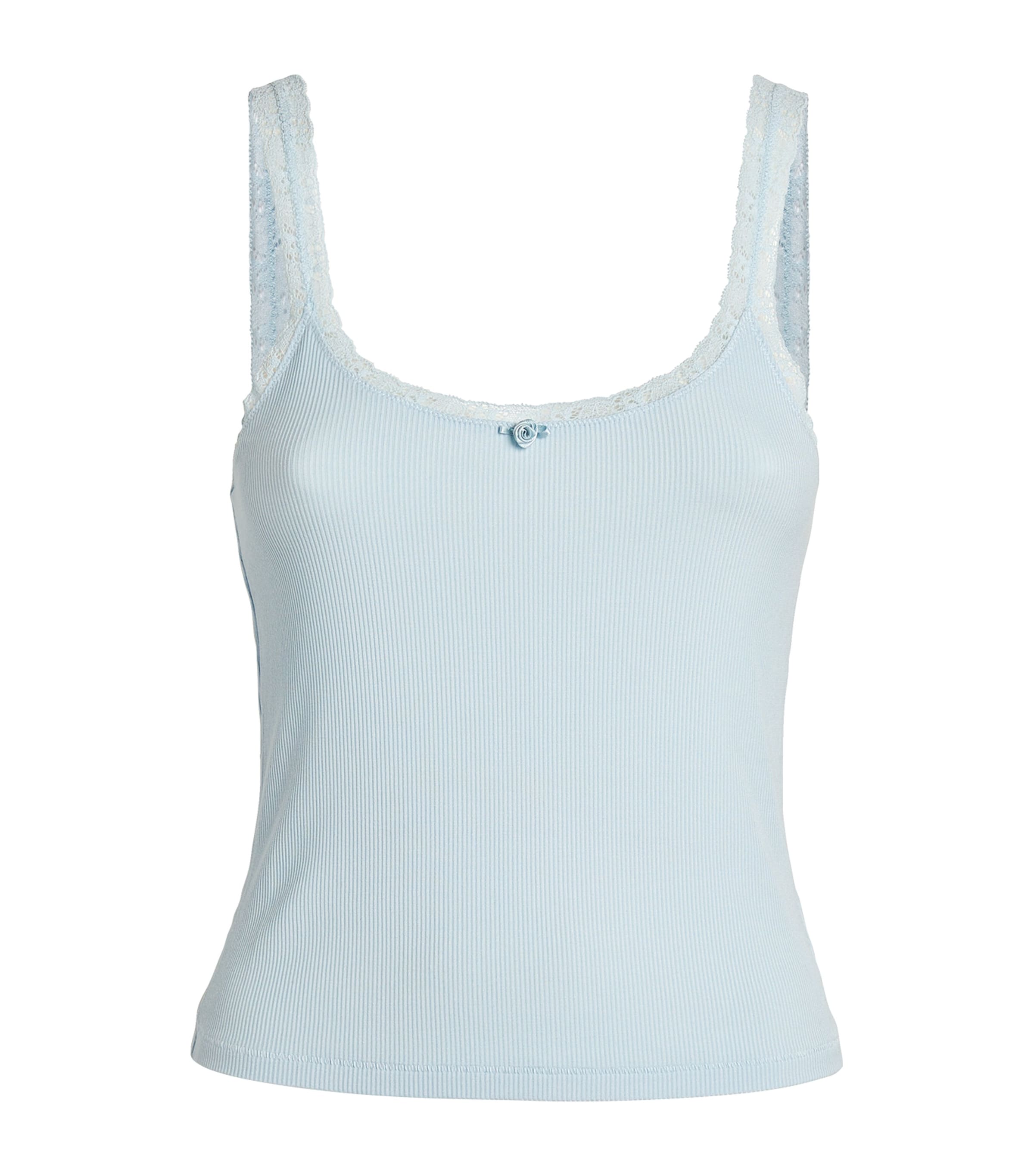 Skims Soft Lounge Tank Top In Grey