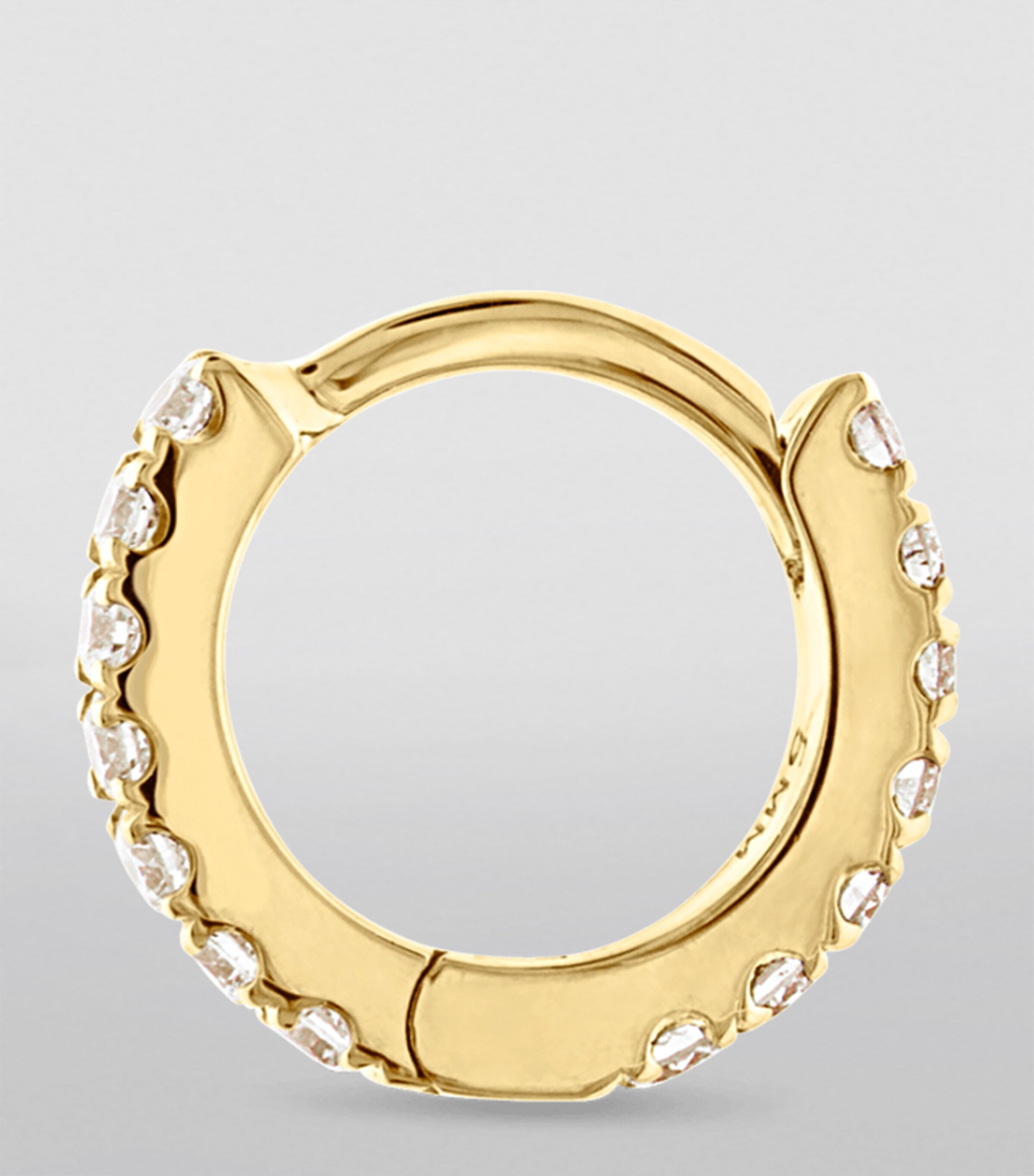 Maria Tash Diamond Eternity Single Hoop Earring (5mm