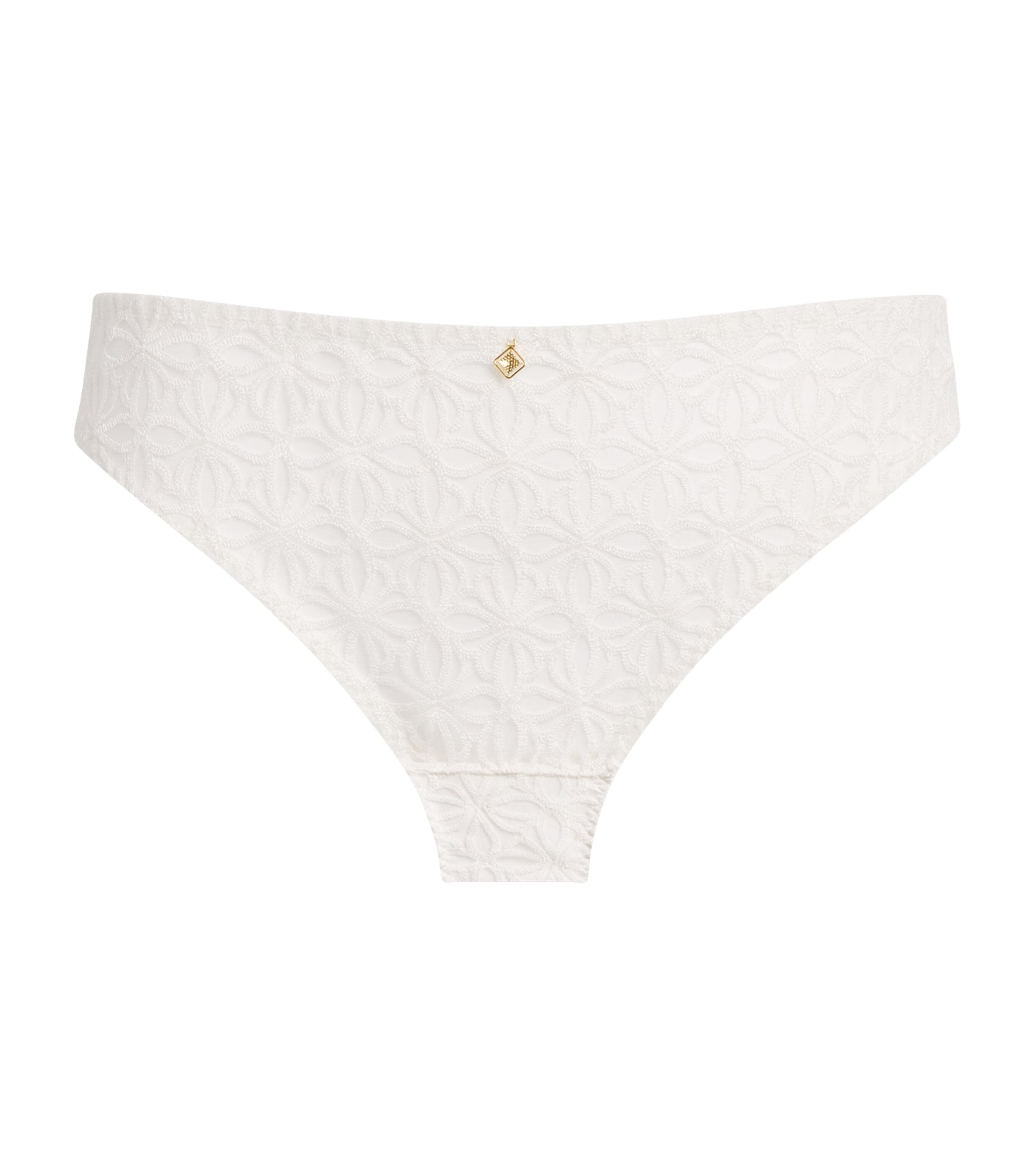 Aubade Womens Lace Secret Memories Briefs Ivory Image 1