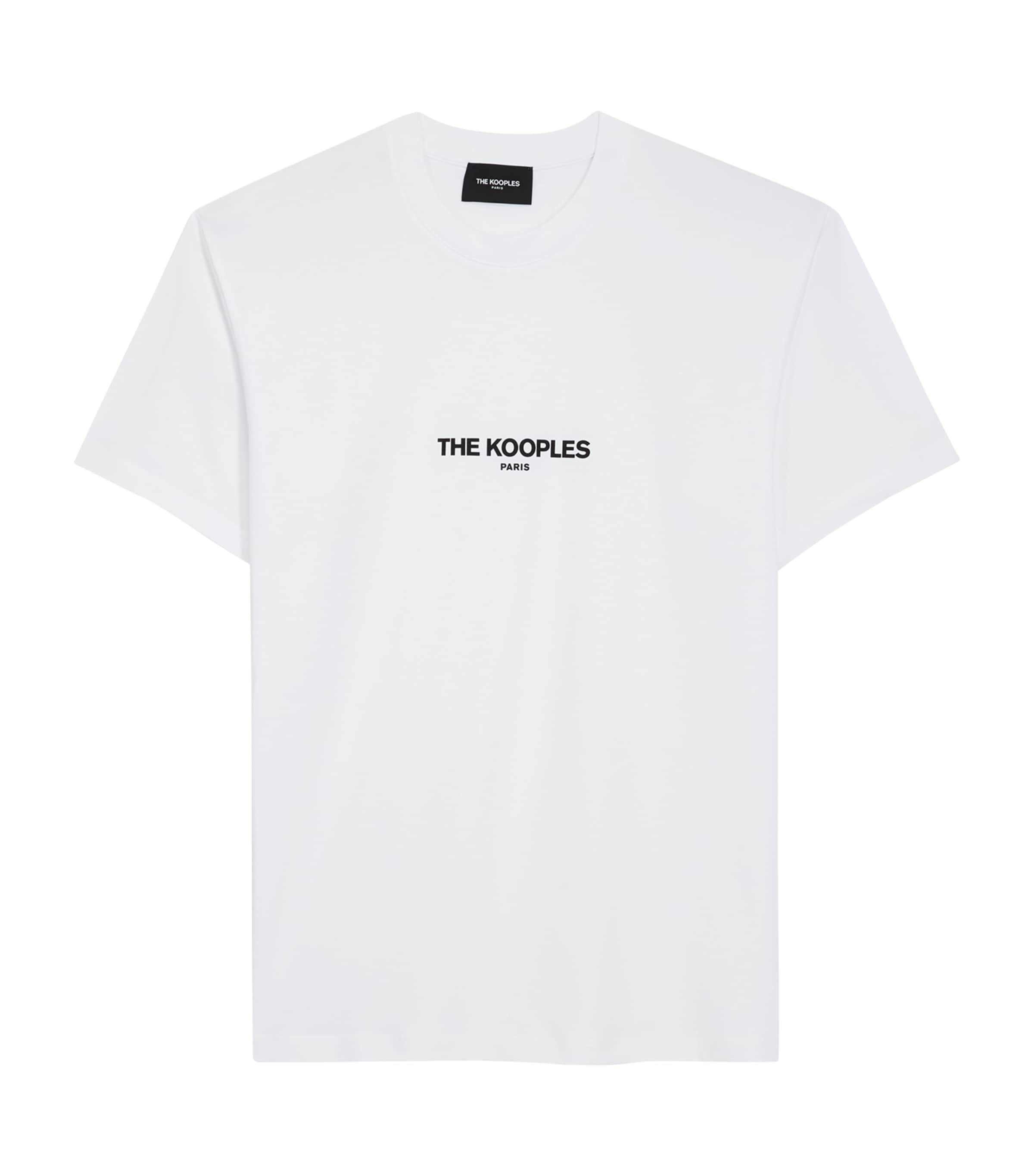 Shop The Kooples Cotton Logo T-shirt In White