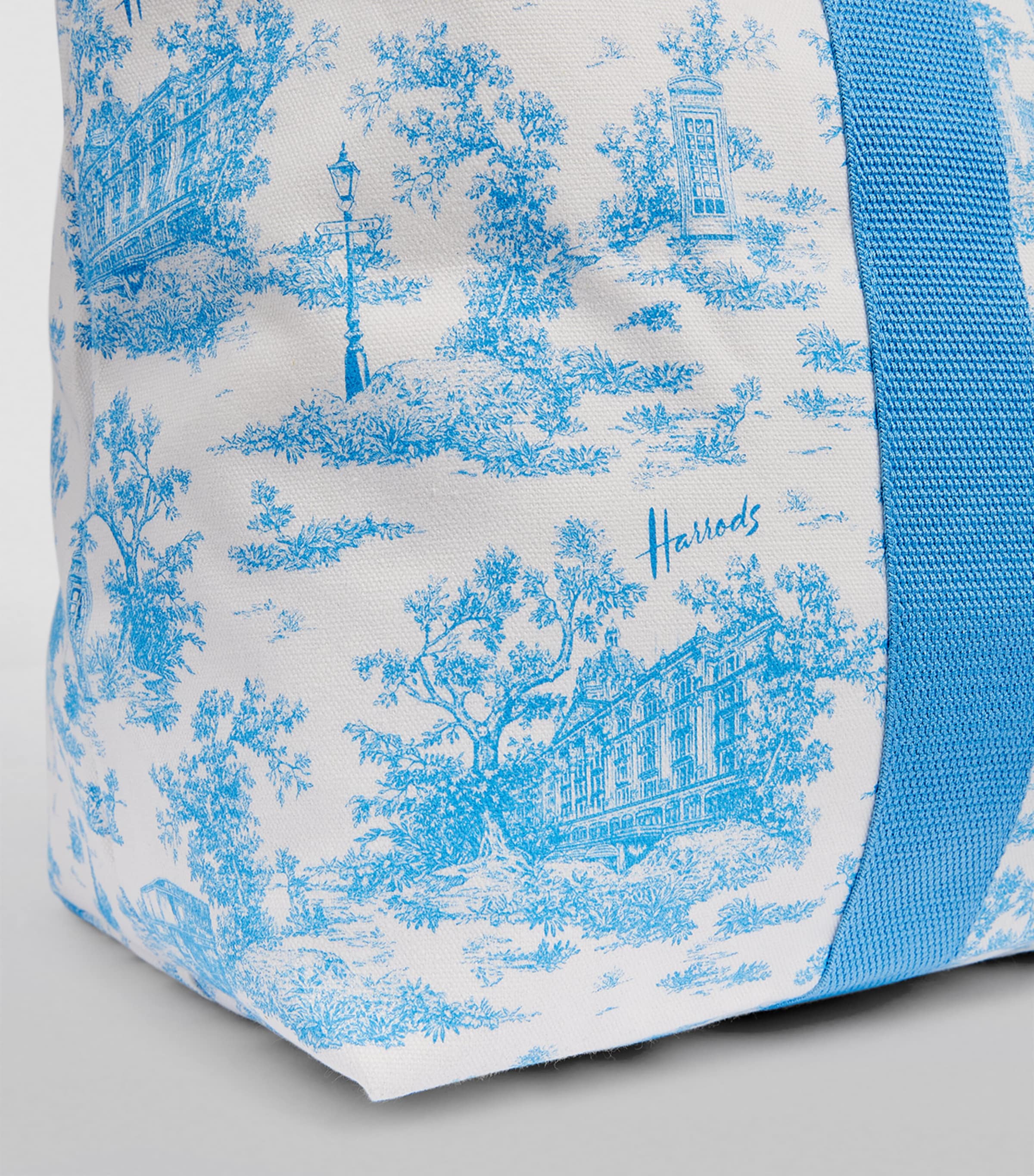 Toile Foldable Overnight Bag BLUE Image 7