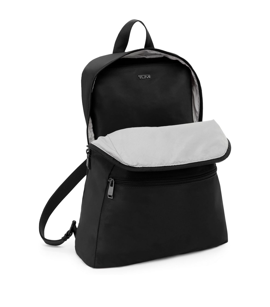 Nylon Voyageur Just In Case Foldable Bag BLACK GUNMETAL T522 Image 4