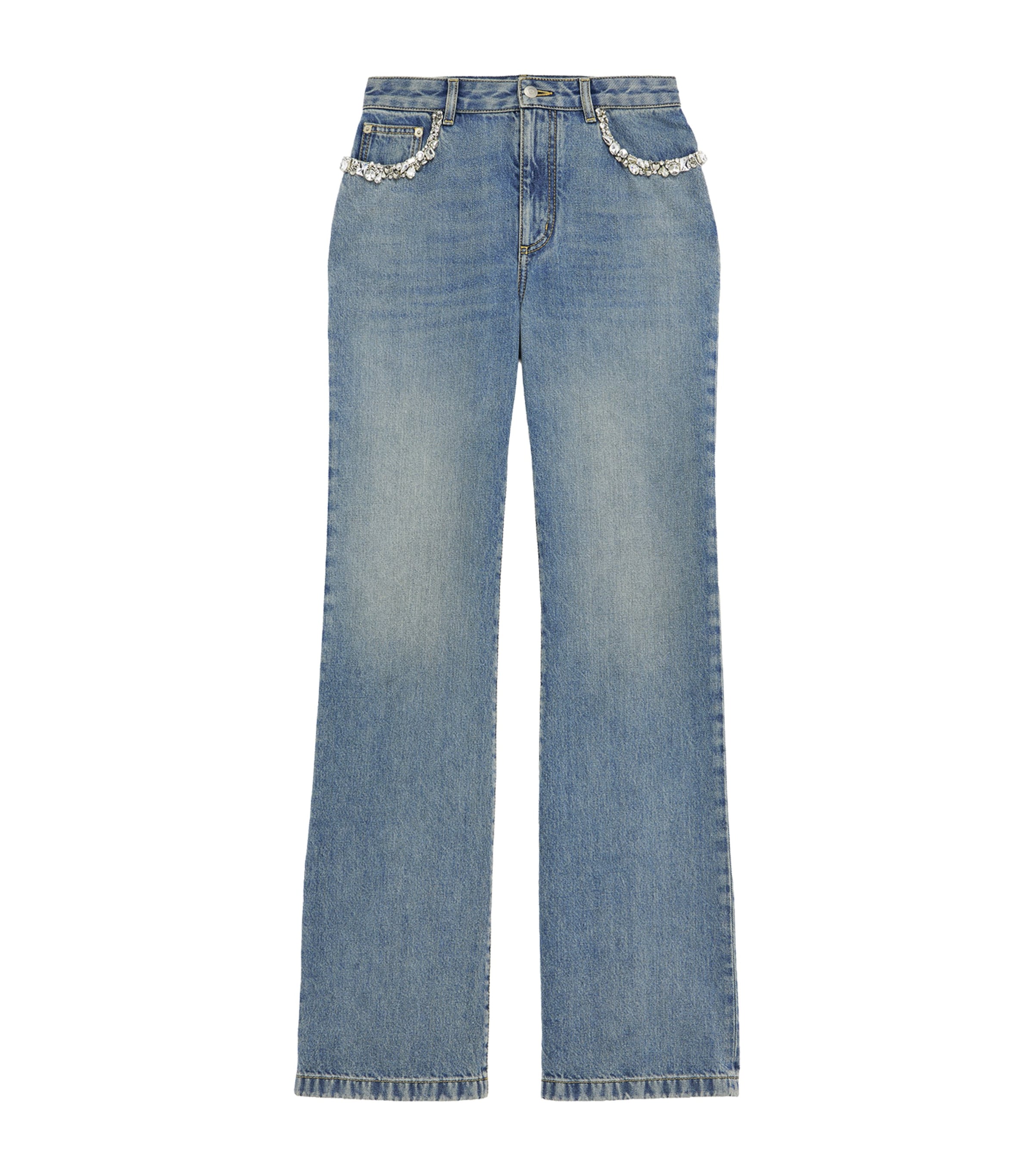 Embellished Straight Jeans 4383 Image 1