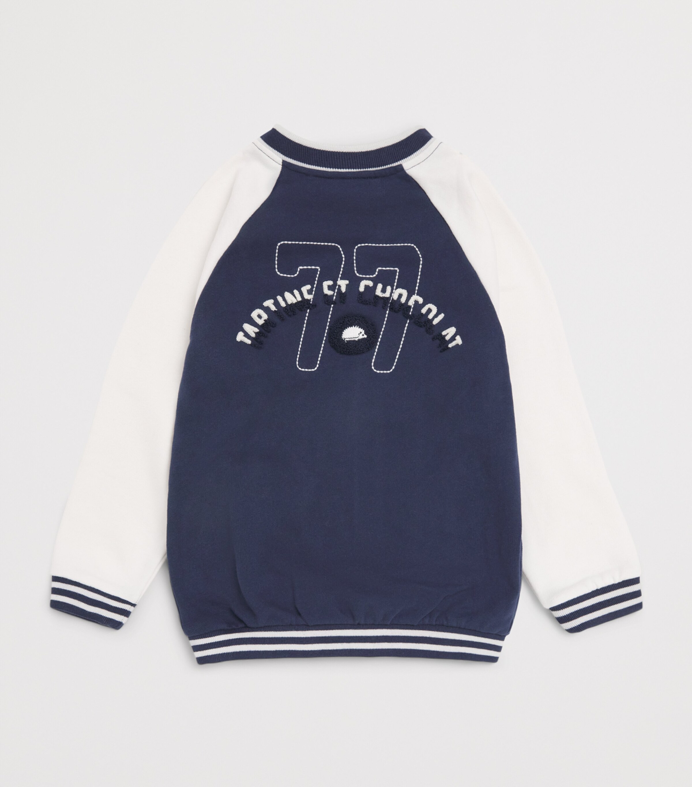 Tartine et Chocolat Cotton Monogram Bomber Jacket (5-12 Years) Image 2