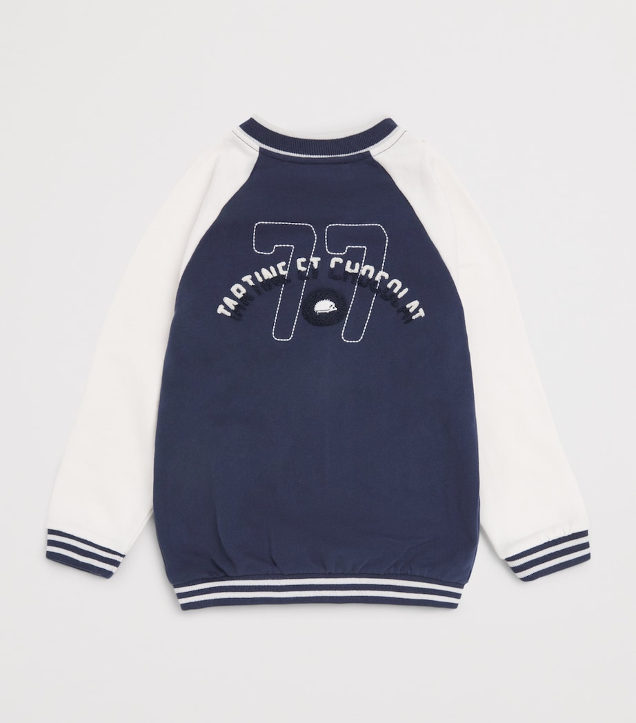 Tartine et Chocolat Cotton Monogram Bomber Jacket (5-12 Years) Image 2