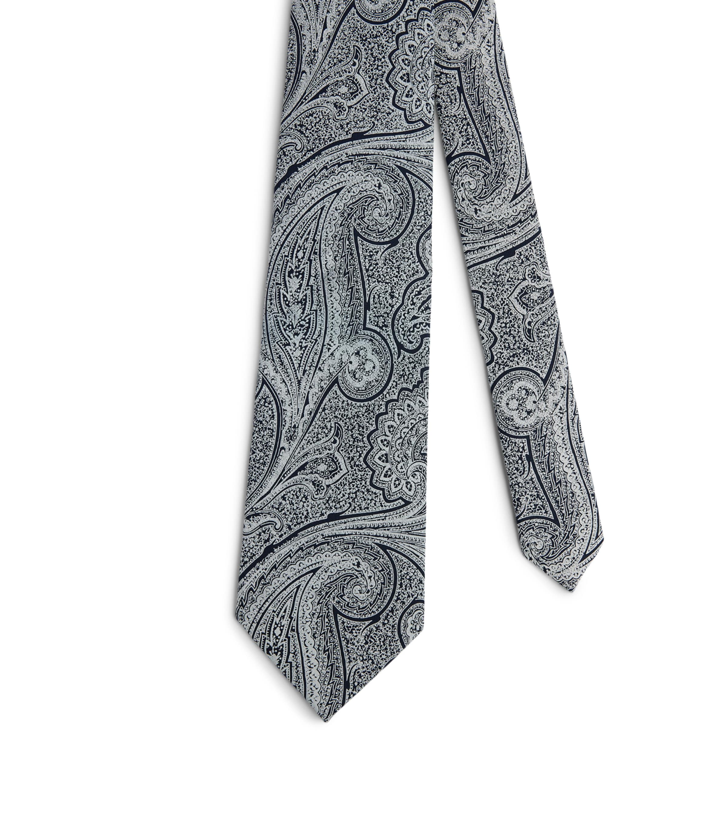 Dunhill Silk Paisley Tie Ink Image 1