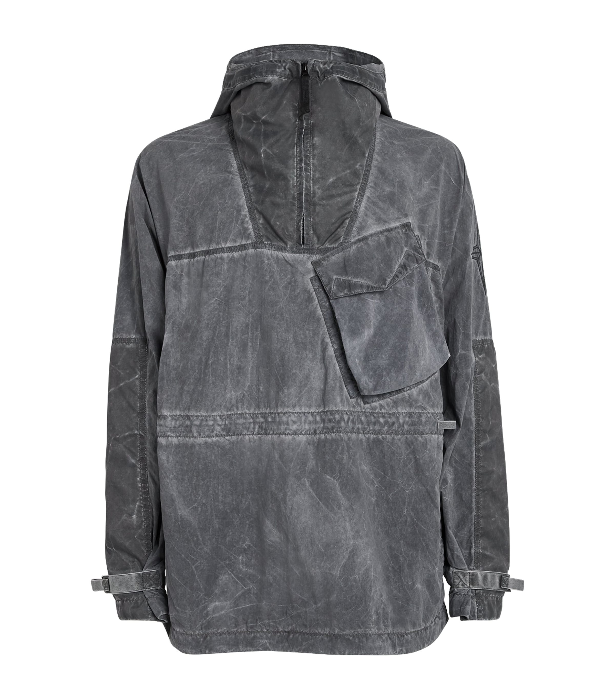 Stone Island Mens Smerigliato Nylon Overshirt Image 1