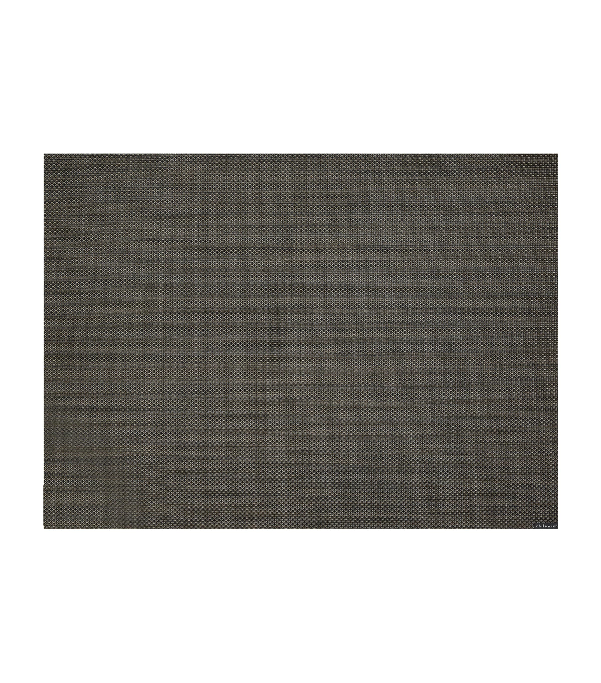 Chilewich Mini Basketweave Rectangle Placemat In Black