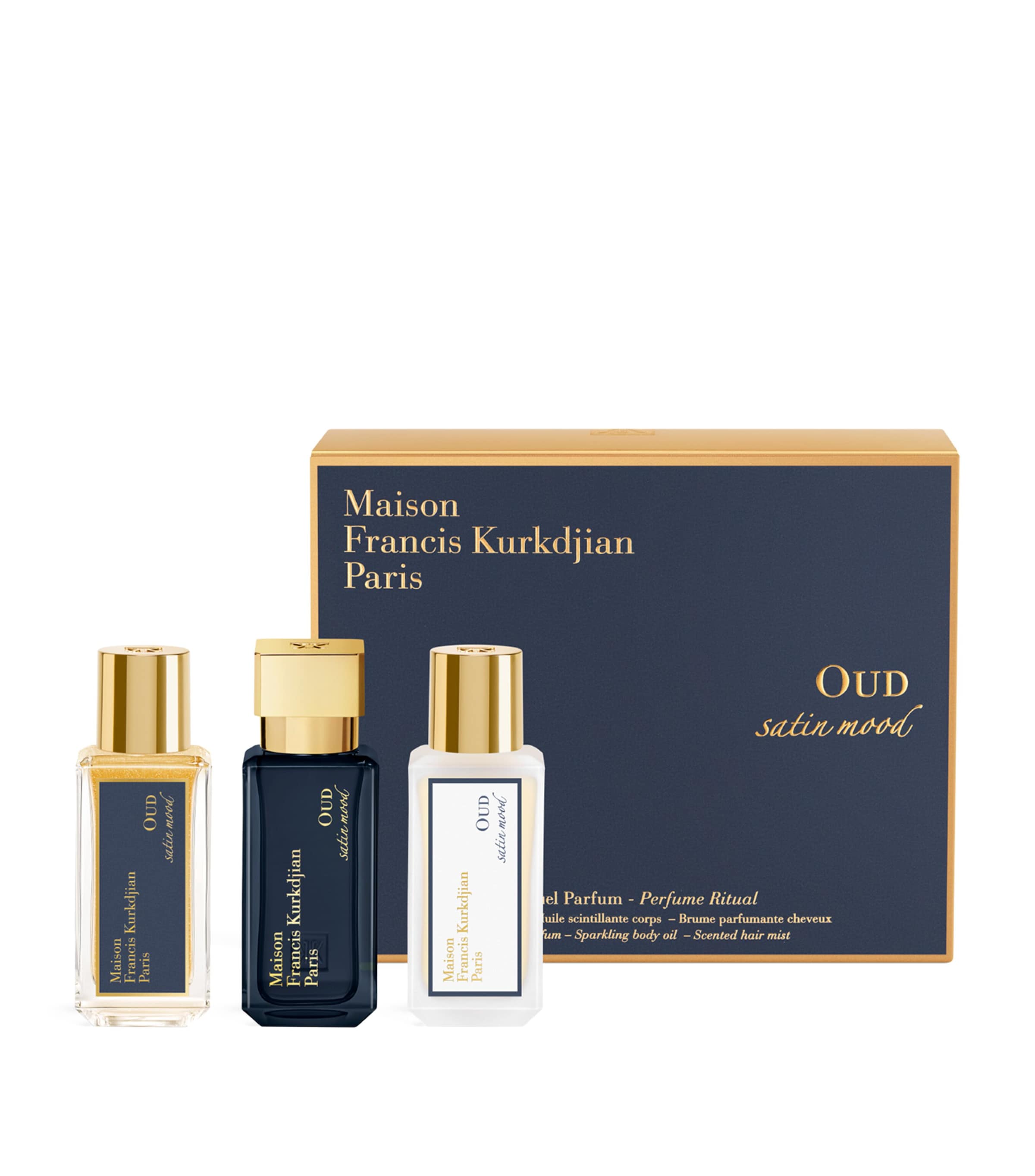 Maison Francis Kurkdjian Oud Satin Mood Eau De Parfum Ritual Set