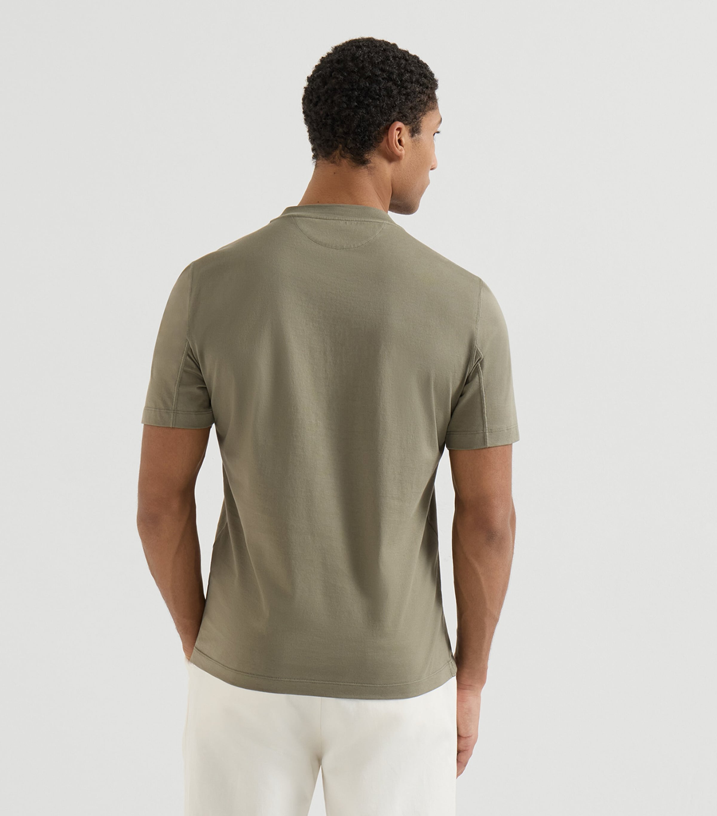 Brunello Cucinelli Mens Neoclassical Print T-Shirt Image 5