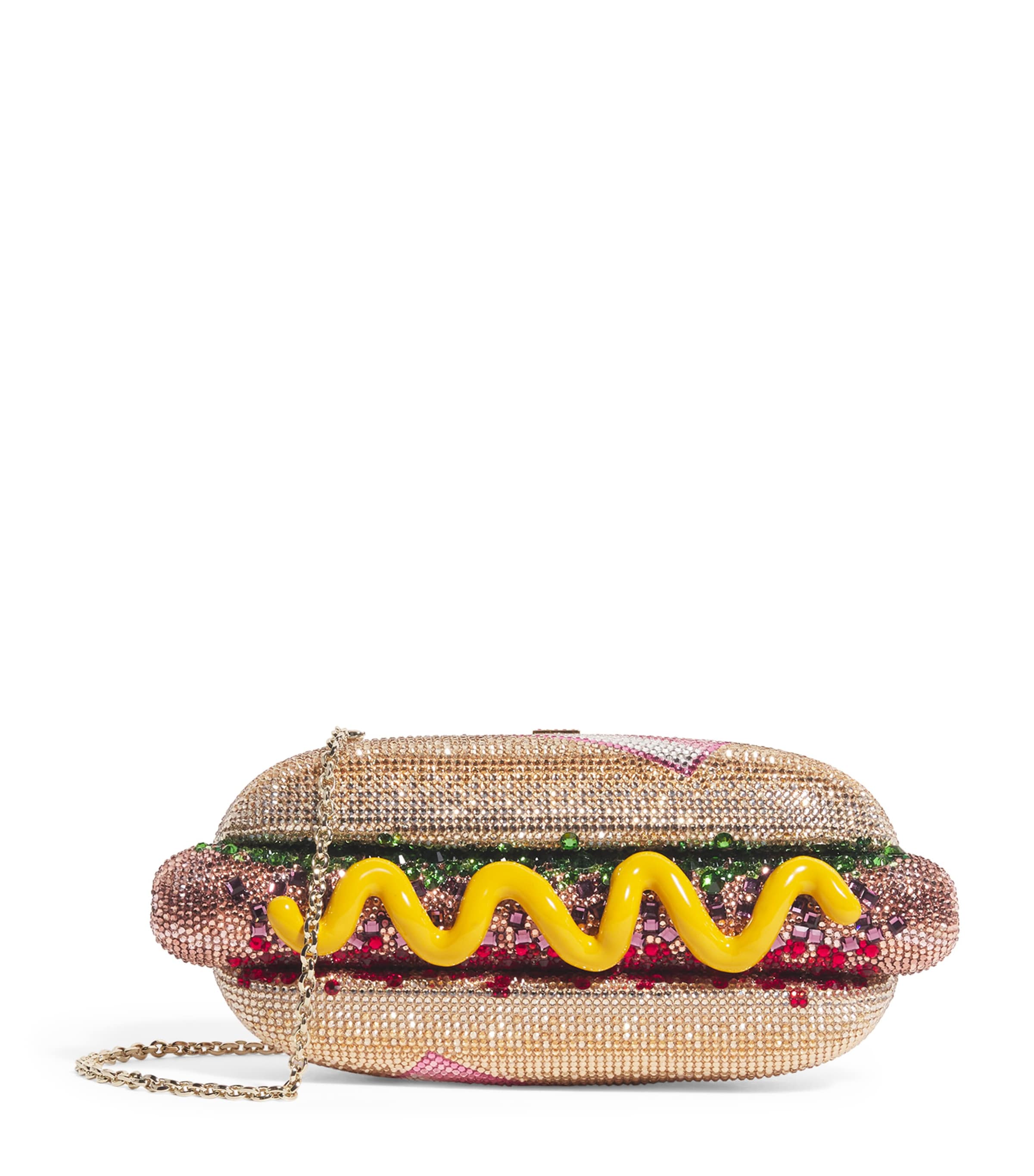 Shop Judith Leiber Hot Dog Glizzy Clutch Bag