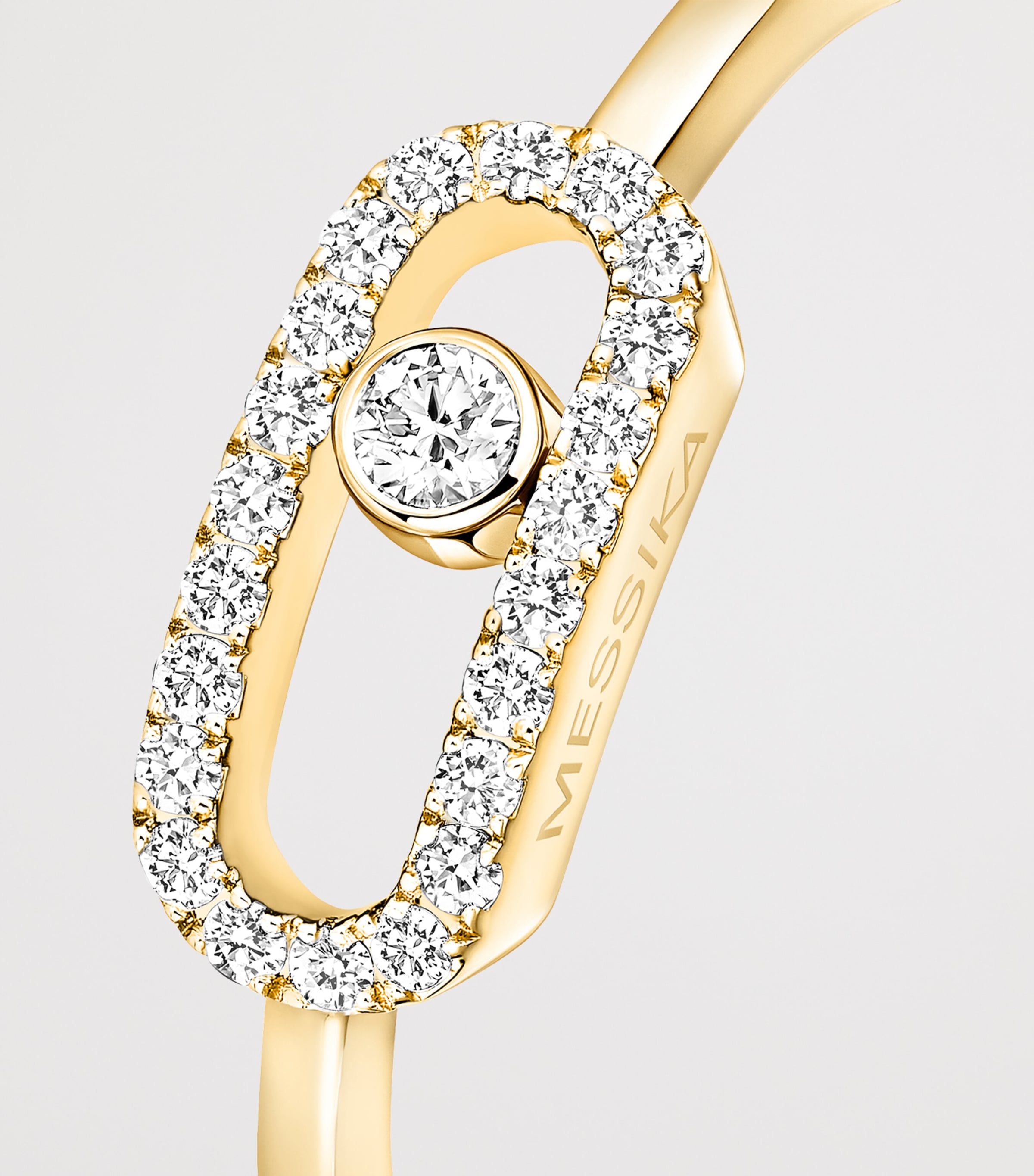 Messika Move Uno Yellow Gold and Diamond Ring (0.09ct) Yellow Gold Image 3