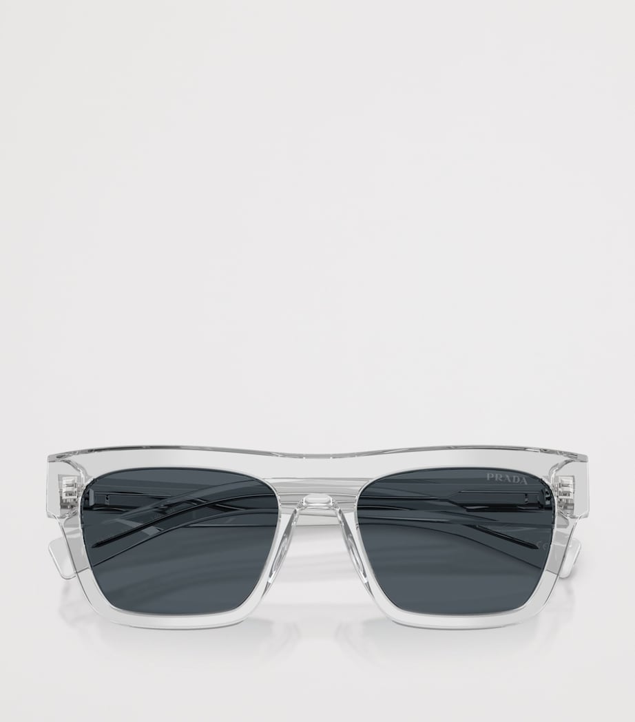 Prada Acetate Rectangular Sunglasses Image 5