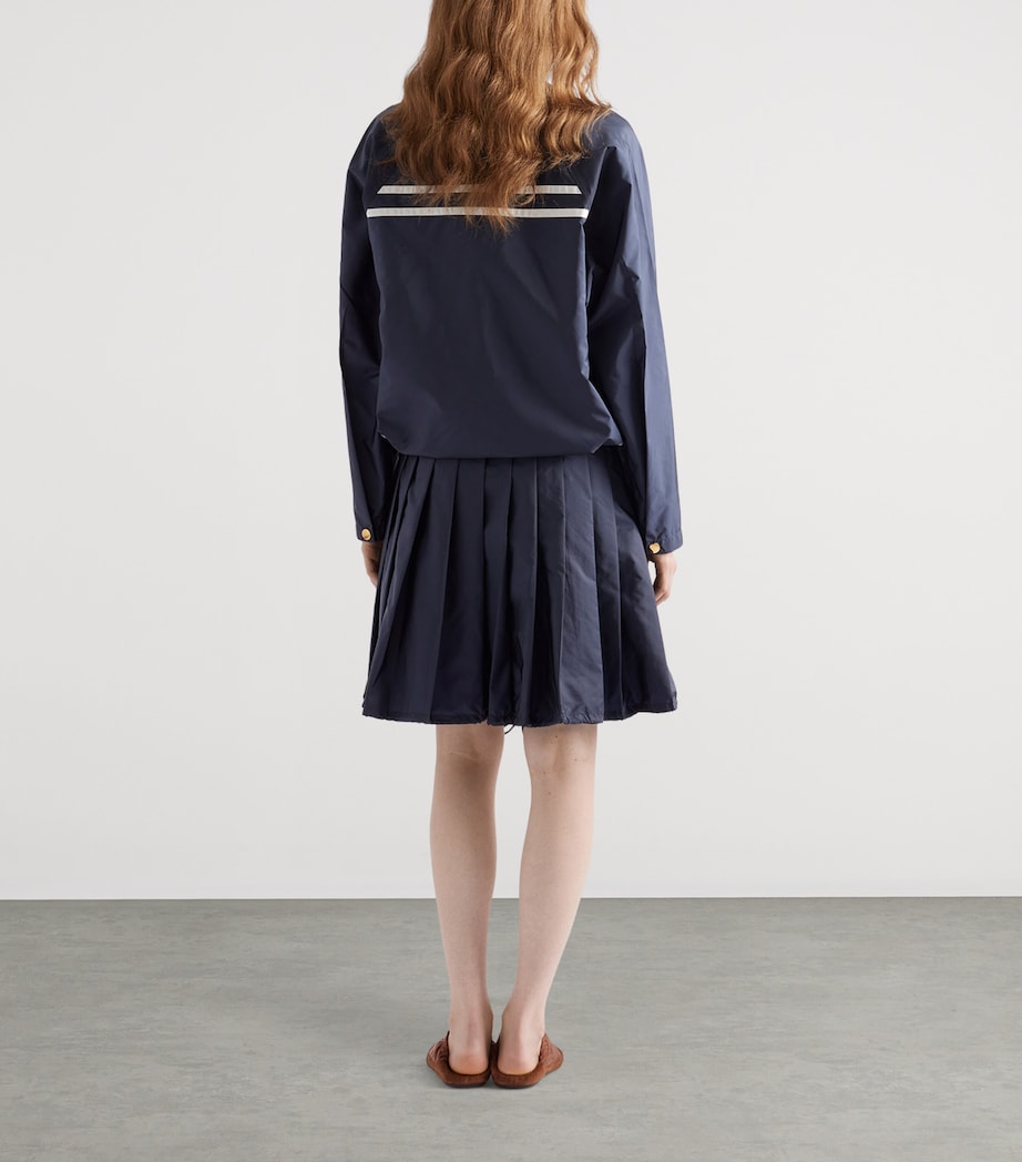 Re-Nylon Pleated Mini Skirt F0AA7 Image 5