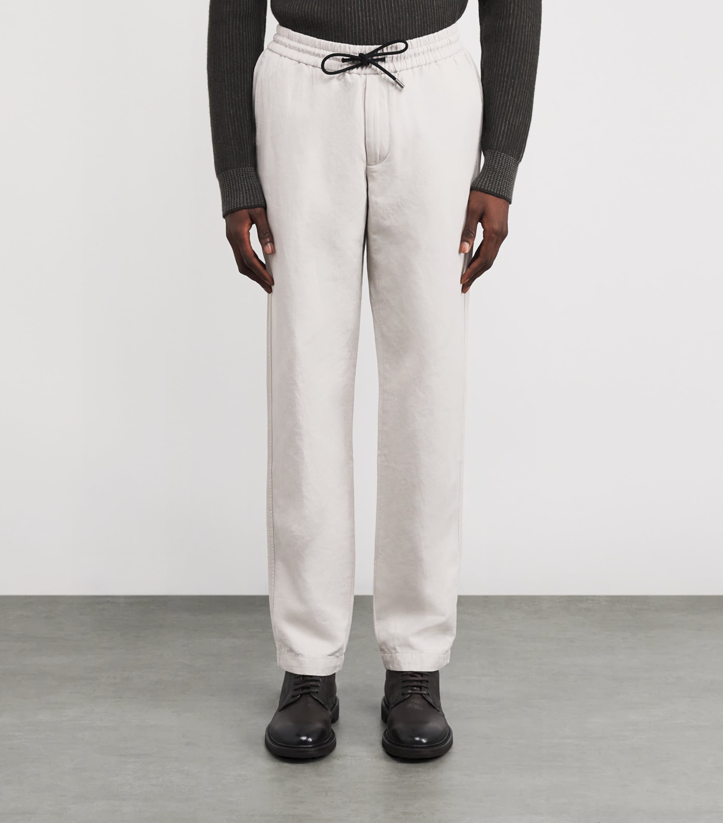 Cotton Twill Summer Mindset Trousers N55 LEAD GREY Image 3