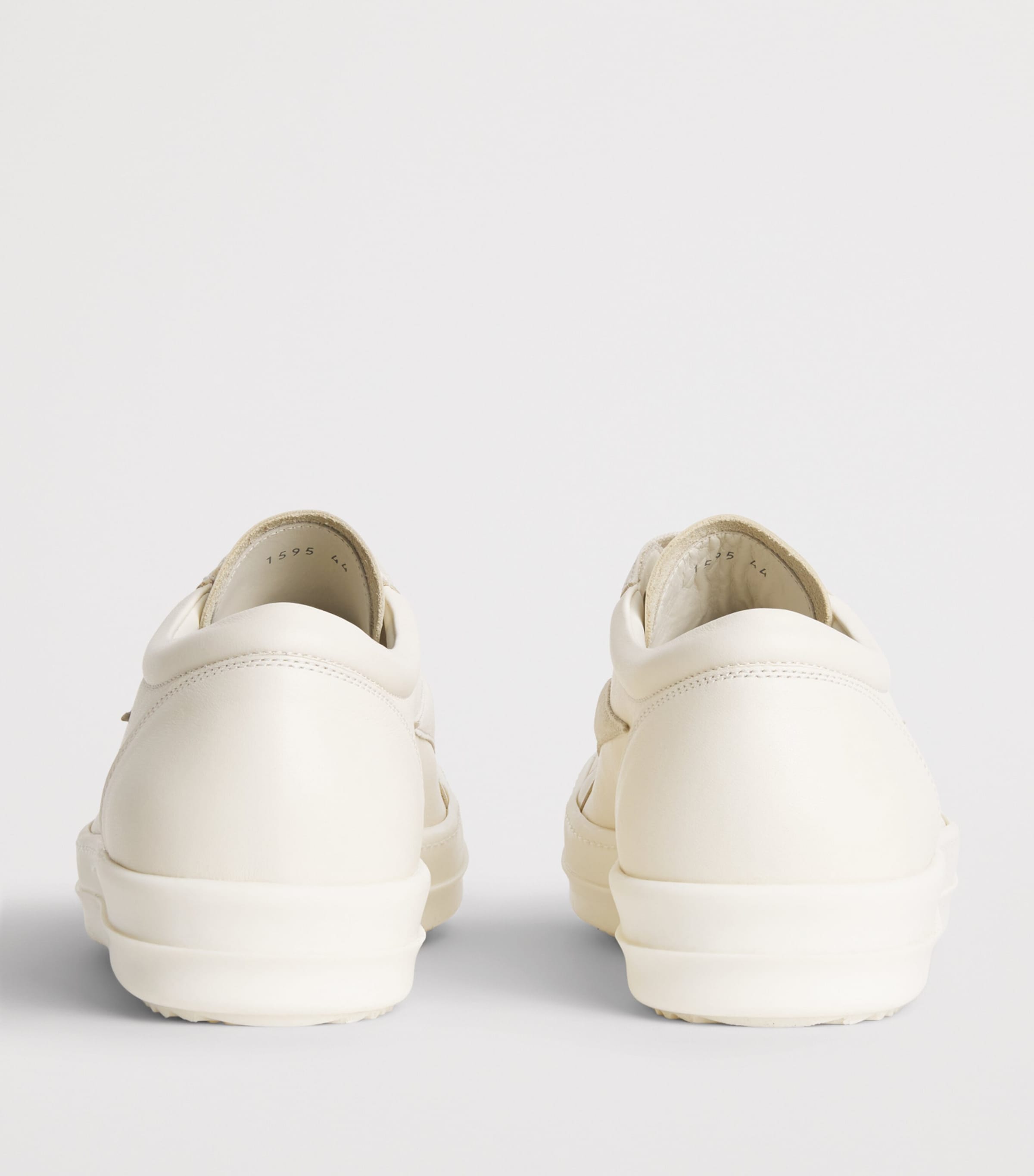 Rick Owens Leather Vintage Sneakers Milk/milk/milk Image 5