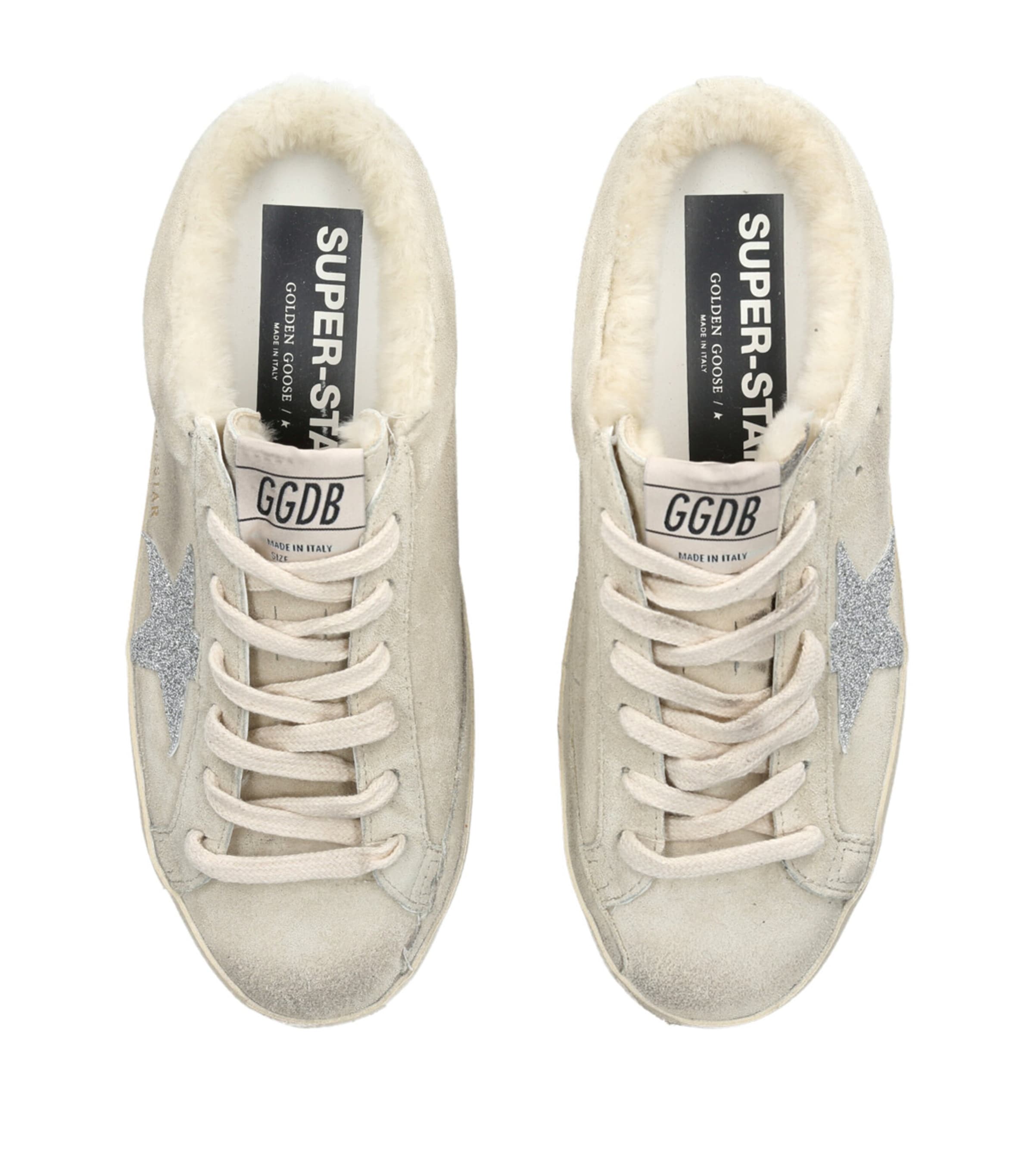 Golden Goose Suede Super-Star Sabot Sneakers White/comb Image 4