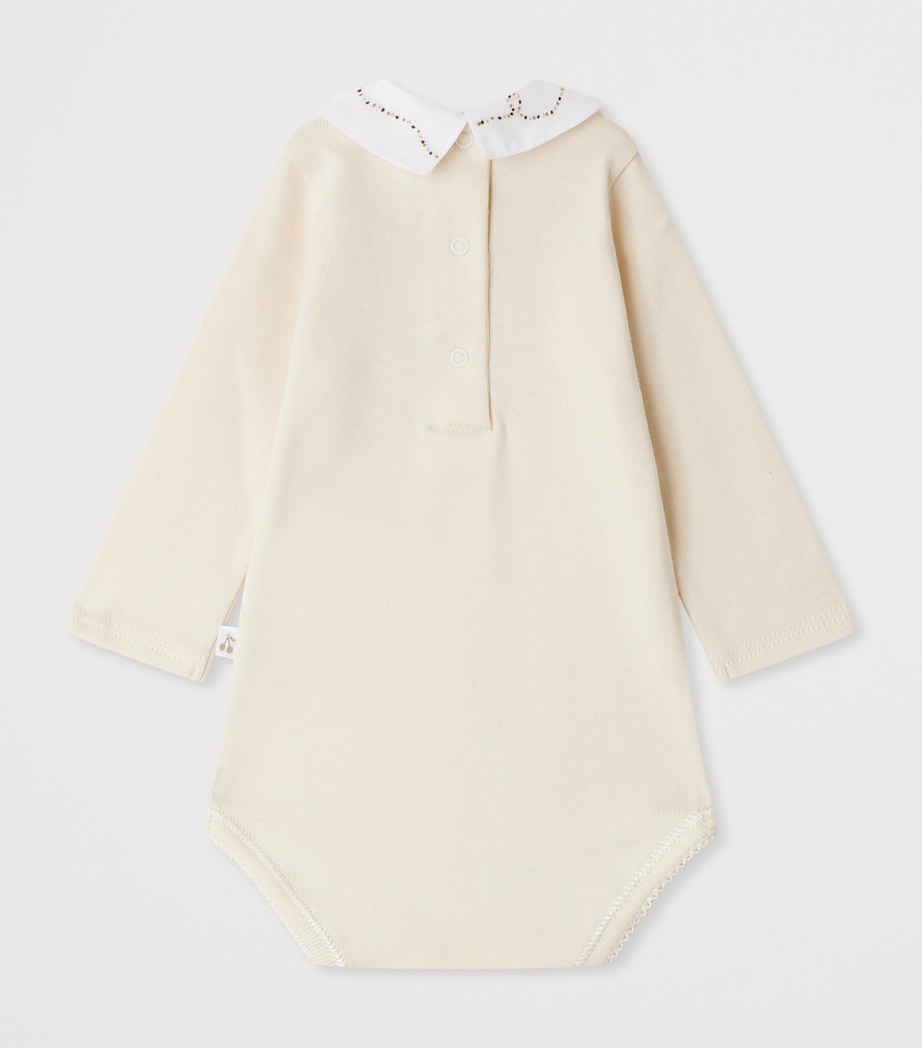 Organic Cotton Collared Bodysuit (1-24 Months) SABLE Image 2