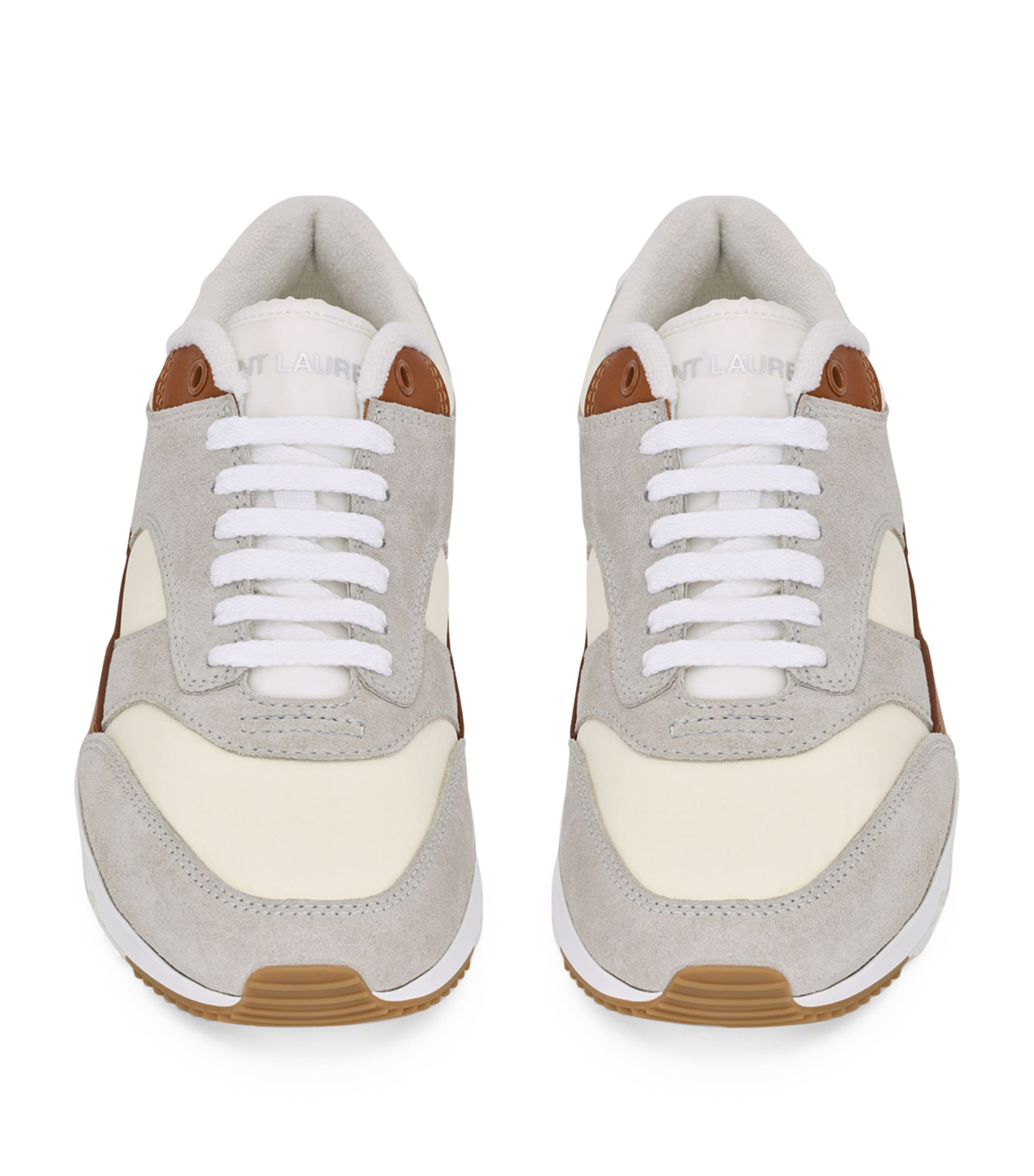 【Saint Laurent】スエードトリム バンプ スニーカー Saint Laurent】スエードトリム バンプ スニーカー (Saint