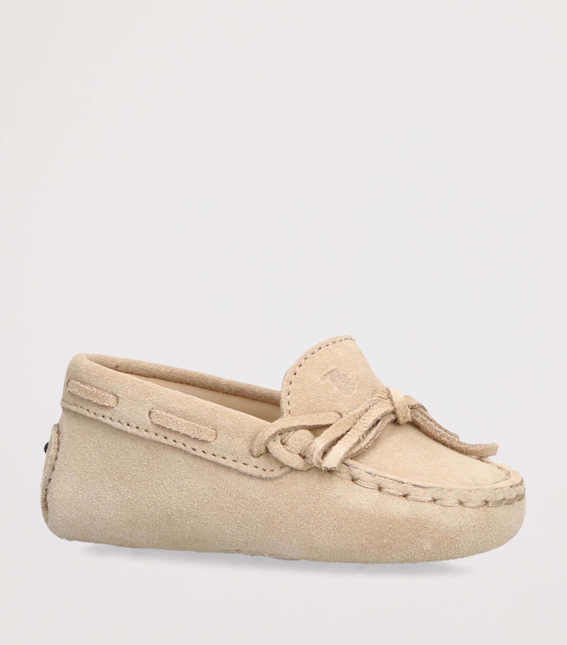 Suede Gommini Loafers BEIGE Image 3