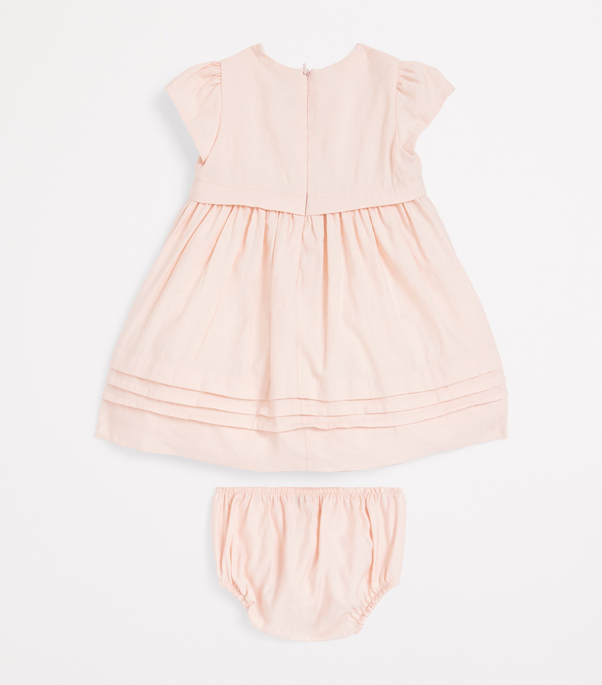 Il Gufo Pink Tiered Dress and Bloomers Set (6-18 Months) | Harrods US