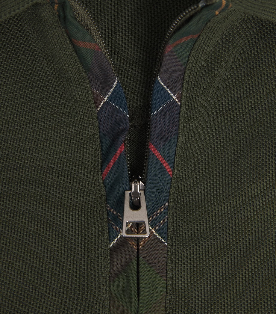 Barbour Mens Cotton Stately Polo Shirt Sage Image 6