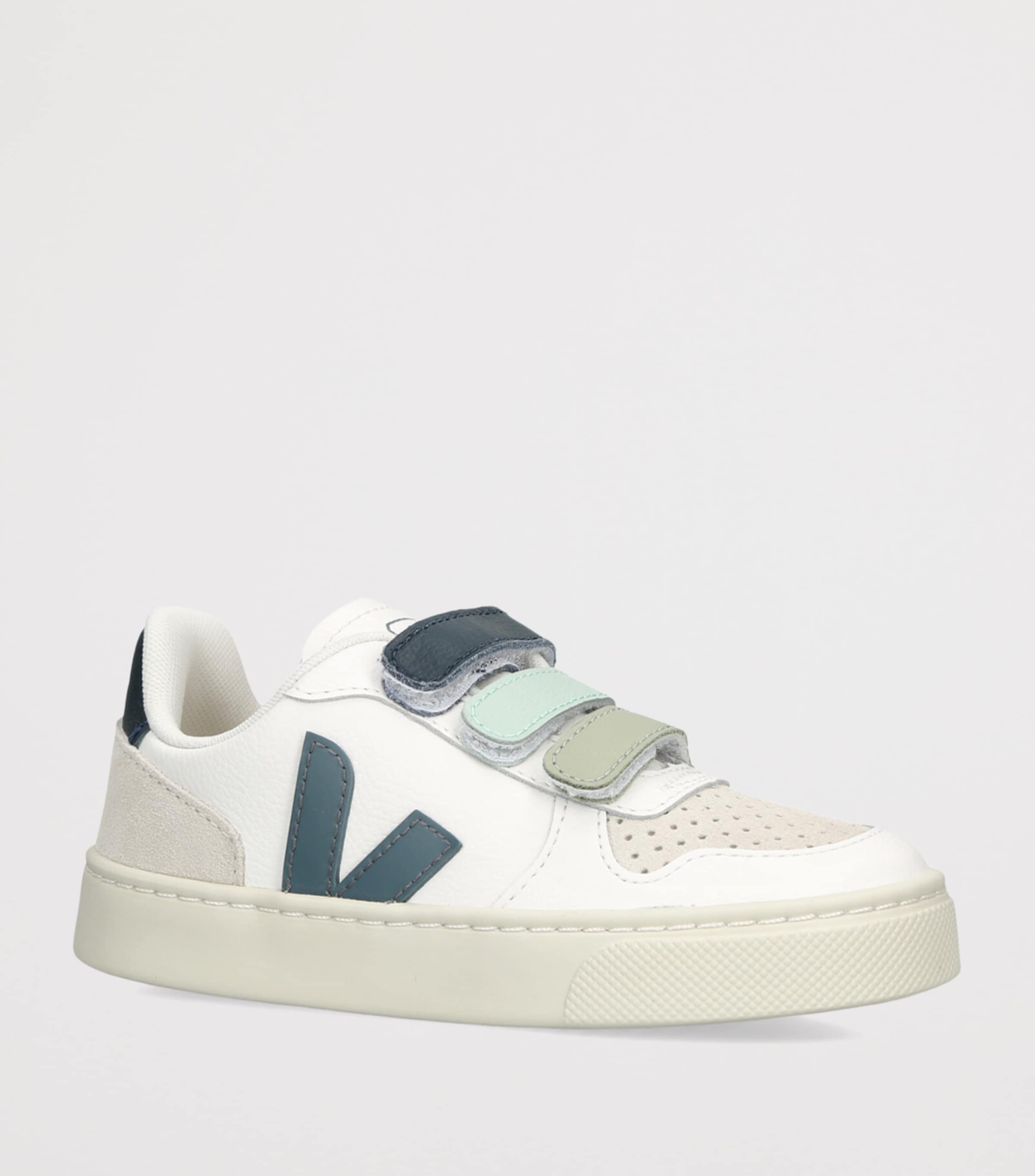 Veja Kids Leather V-90 Sneakers White/comb Image 2