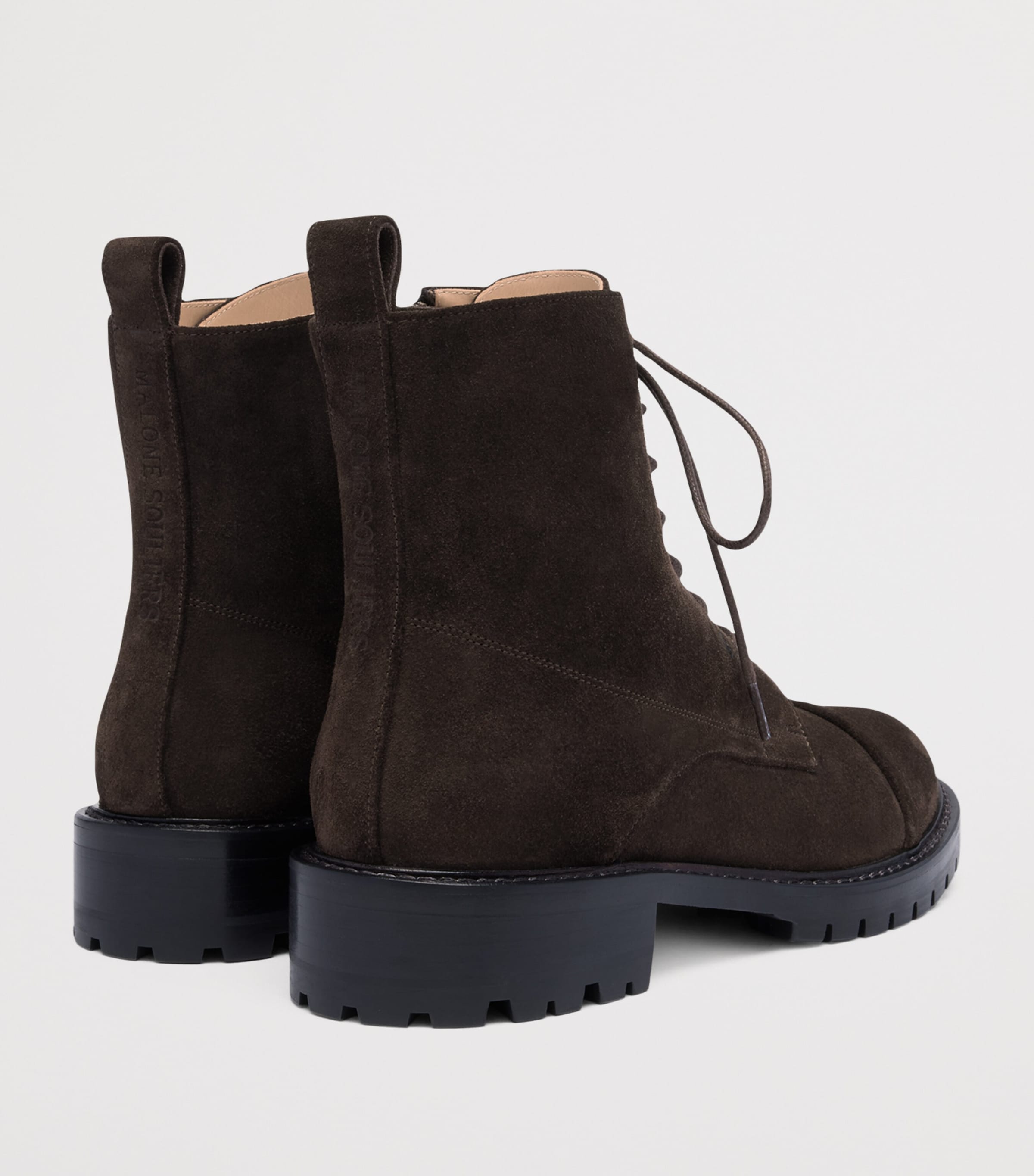 Suede Miller Ankle Boots EBONY Image 4