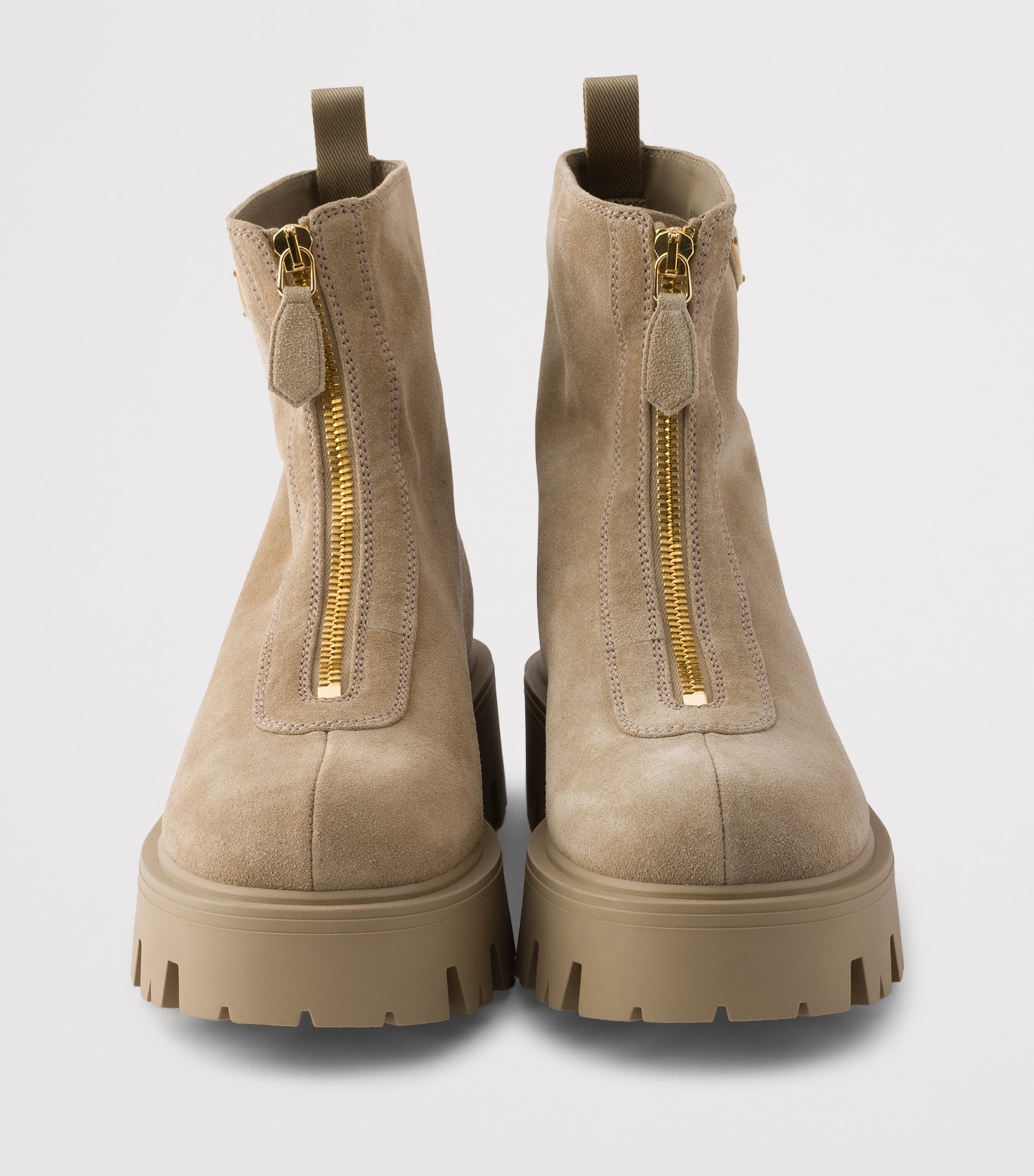 Suede Triangle Ankle Boots 50 F0F24 Image 5