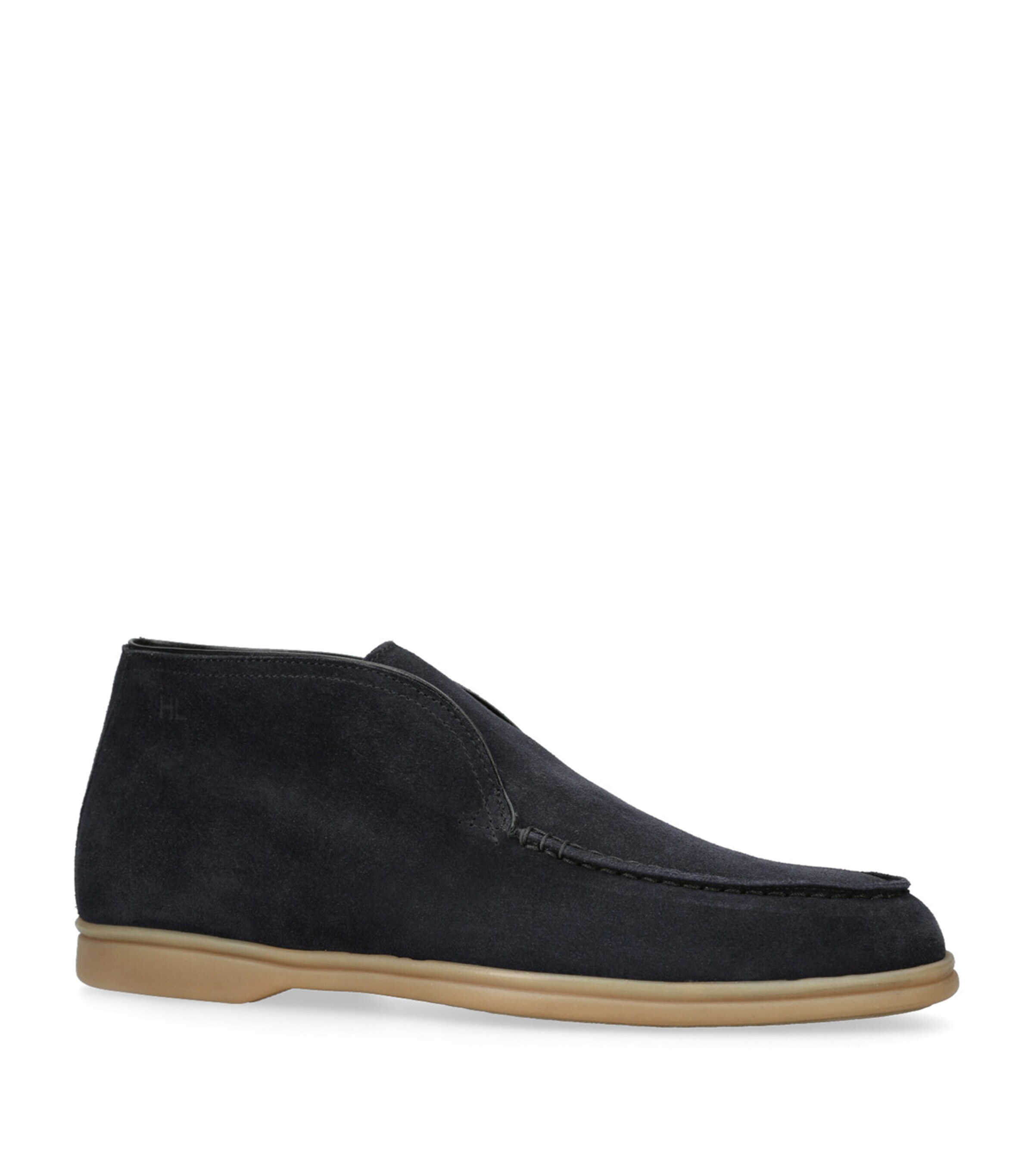 Suede Tower Boots NAVY Image 3