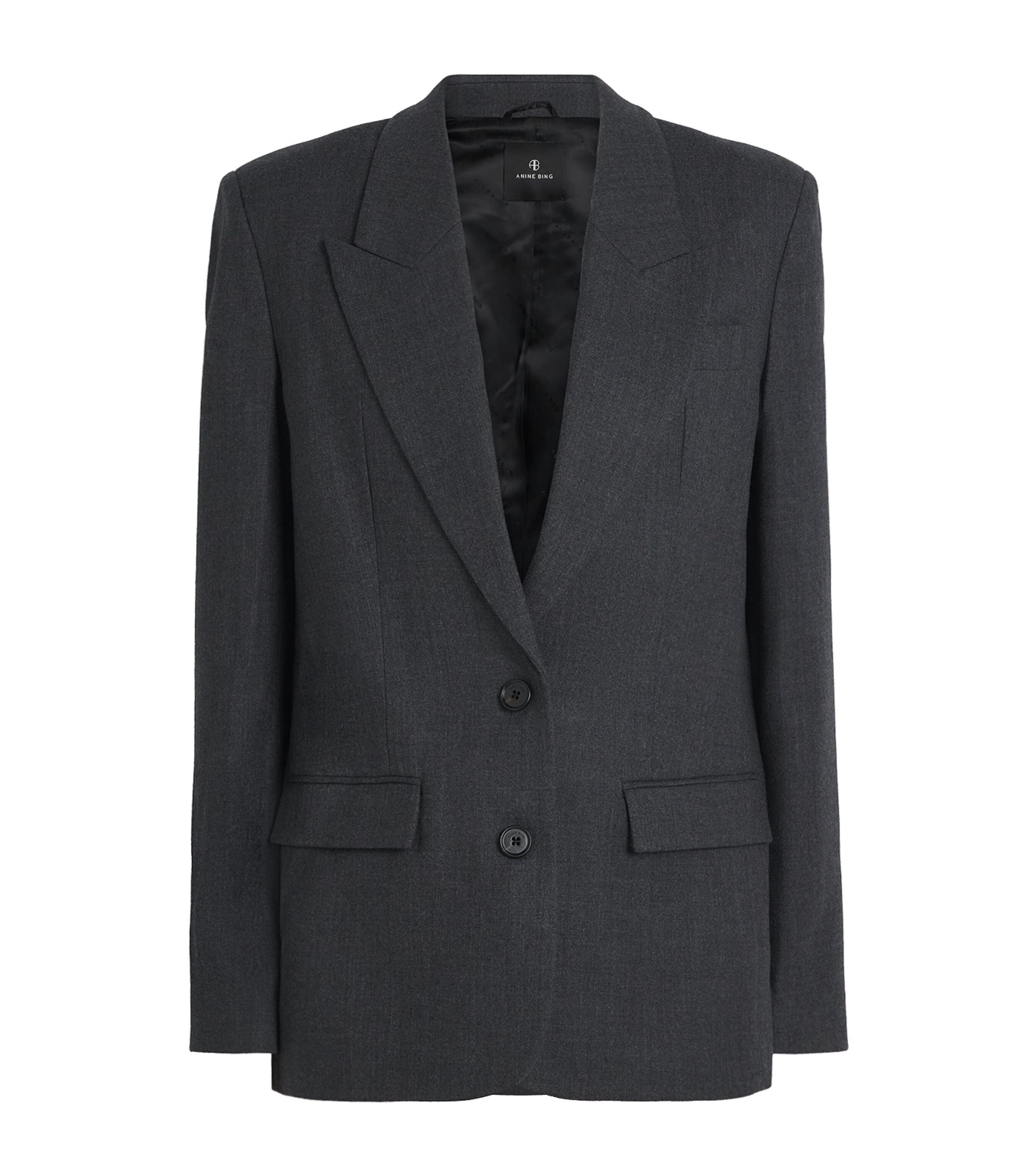 Anine Bing Wool Ross Blazer In Multi