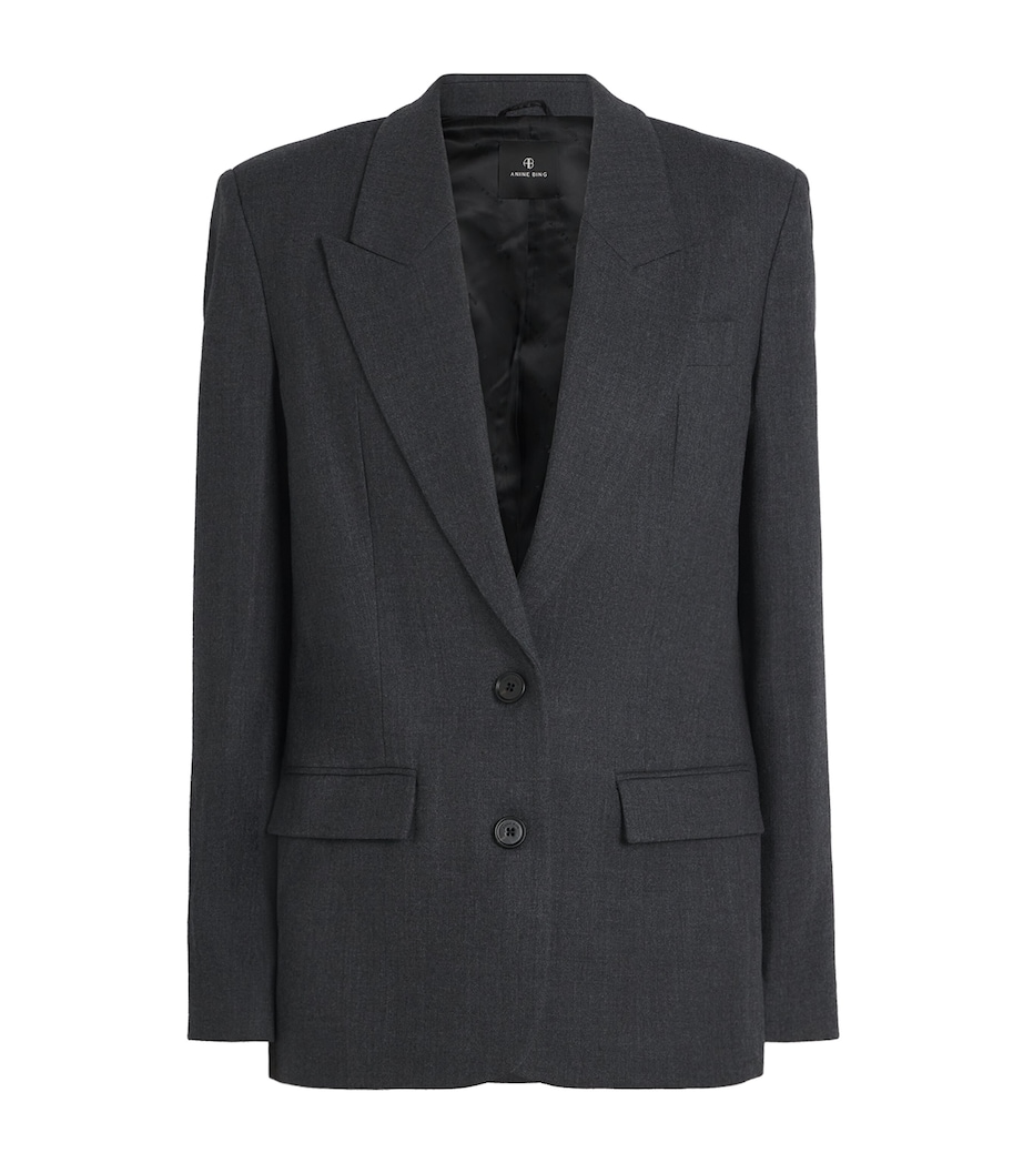 Wool Ross Blazer DARK GREY Image 1